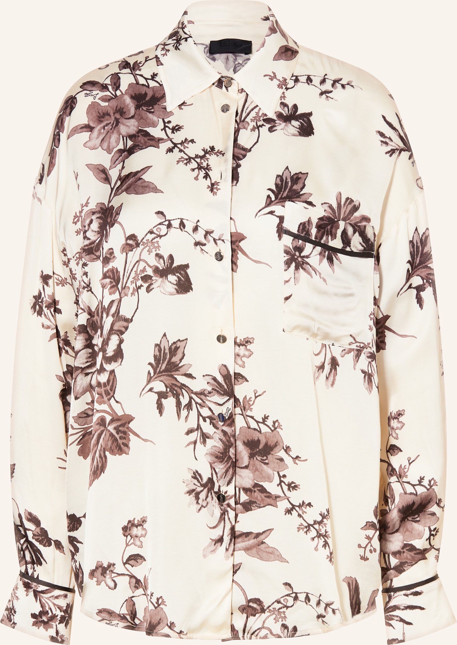 Liu Jo Hemdbluse Aus Satin braun