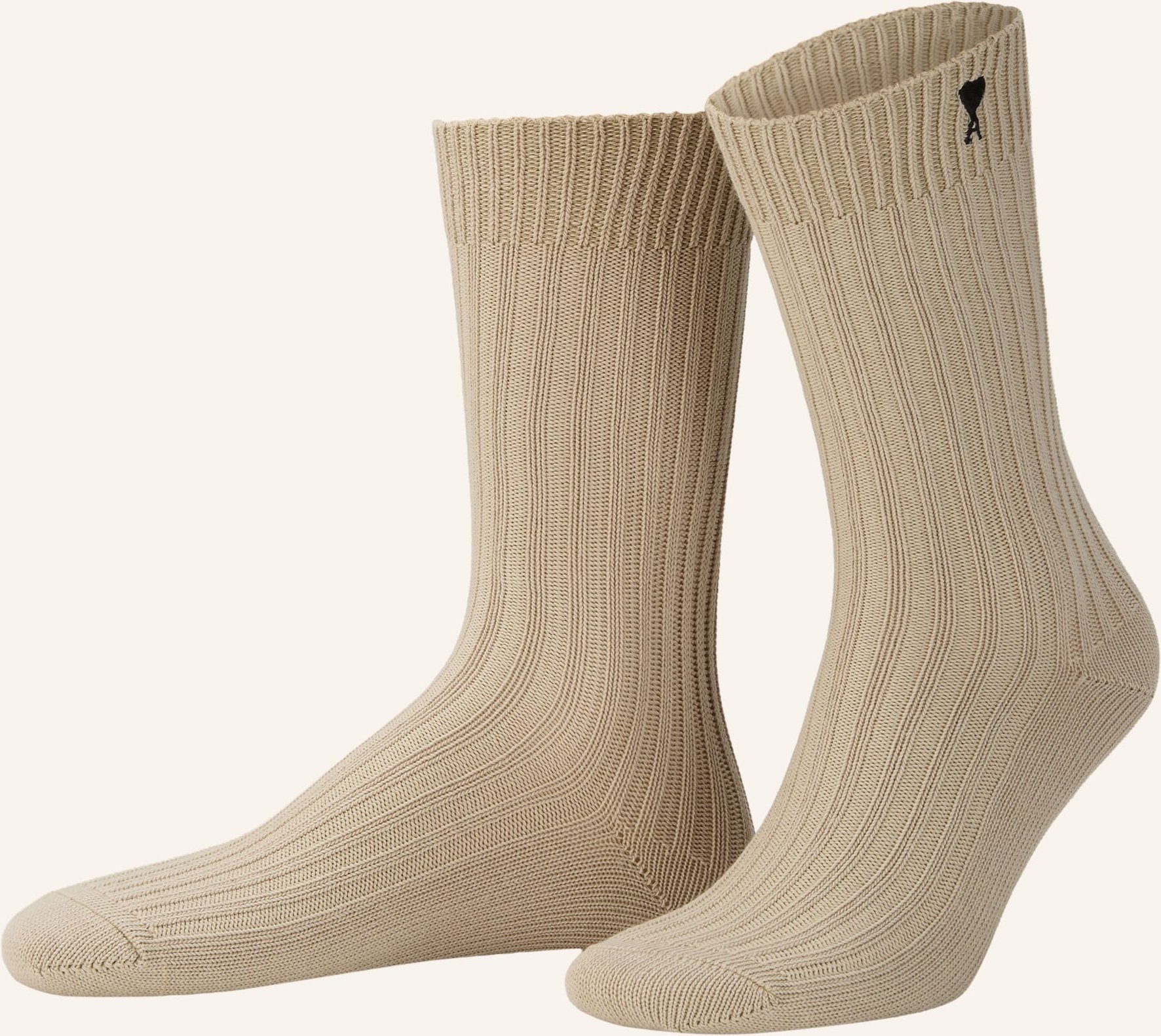 Ami Paris Socken beige