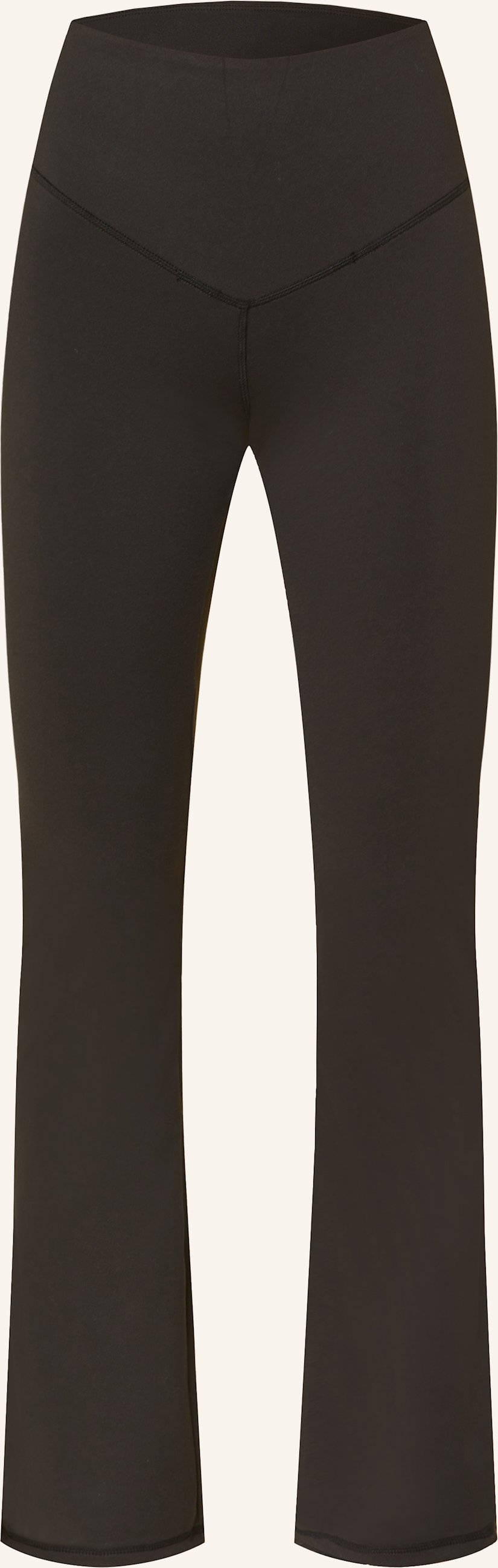 Mandala Tights Flared Sports Pants schwarz