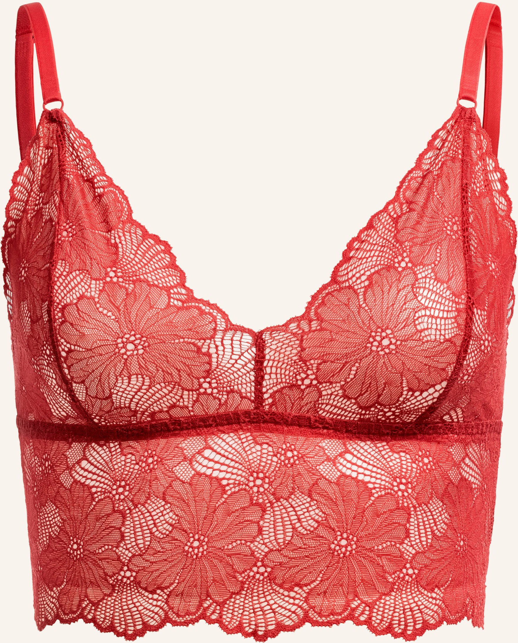 Erlich Textil Bustier Classy Lace Bralette Top rot