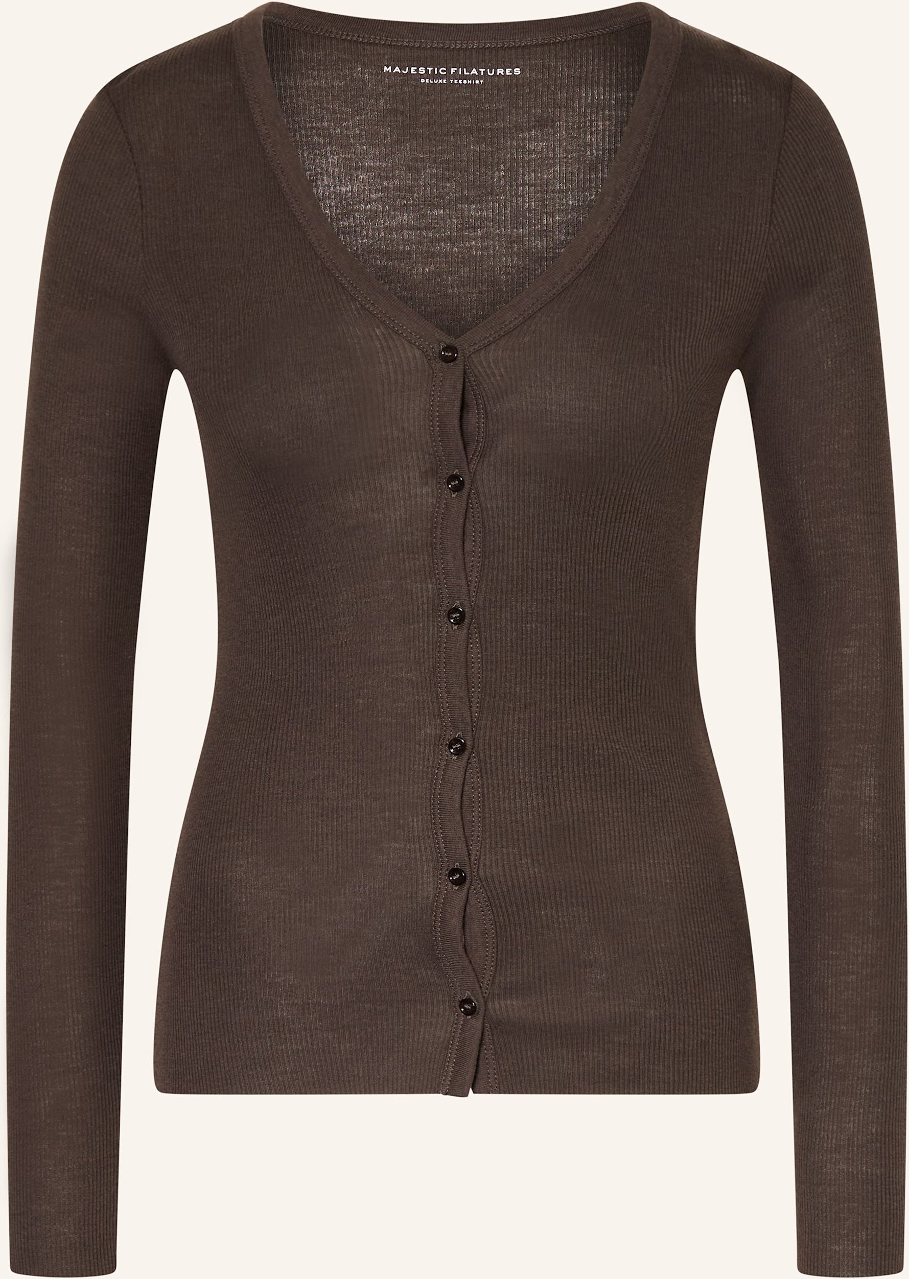 Majestic Filatures Longsleeve braun