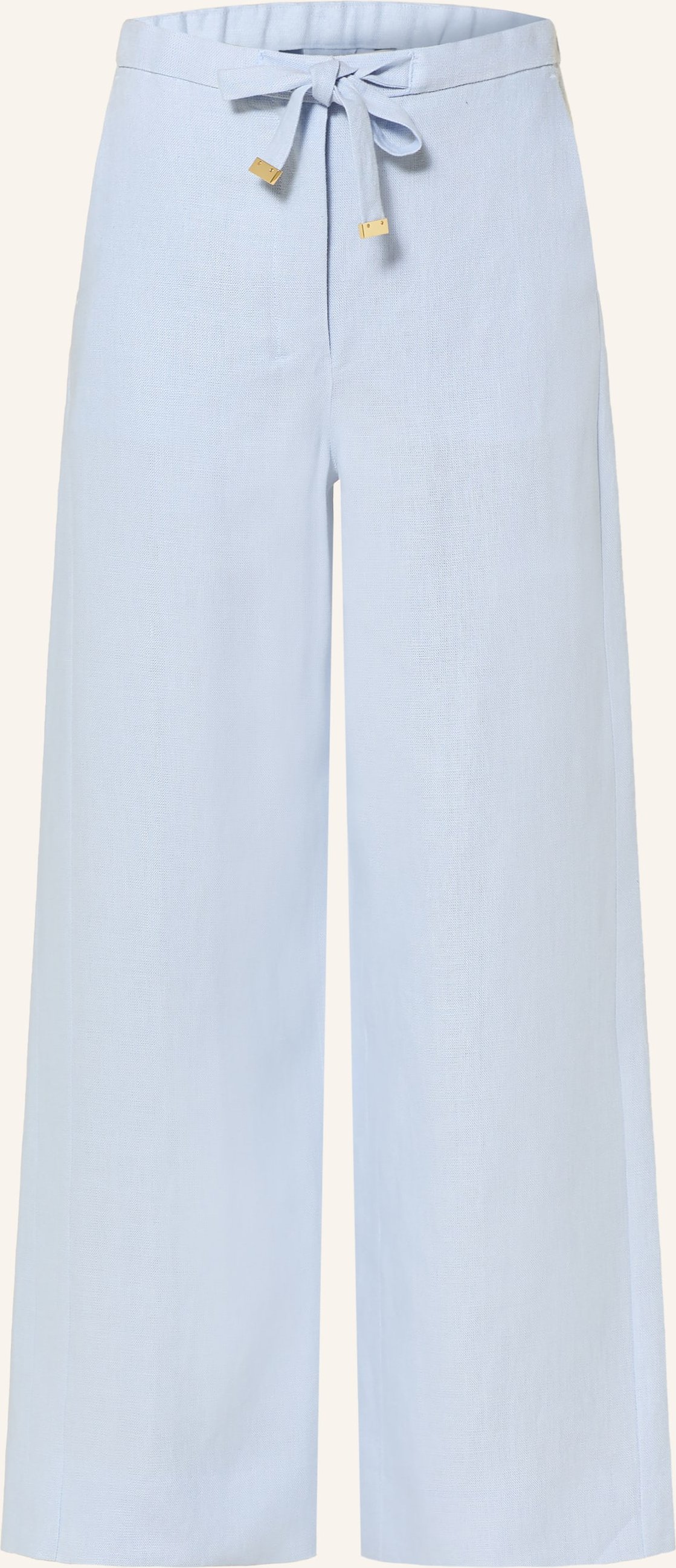 S Max Mara Leinen-Culotte Amedea blau