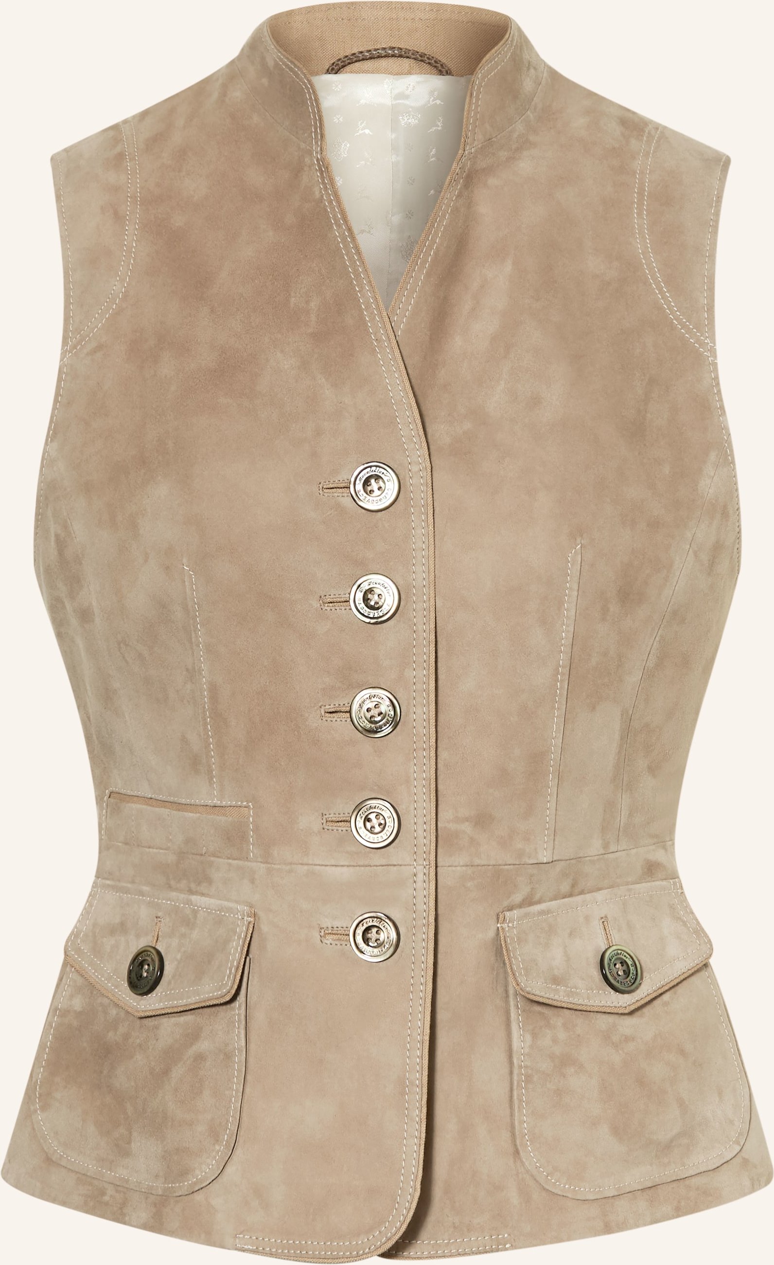 Habsburg Trachtenweste Elsenheim beige