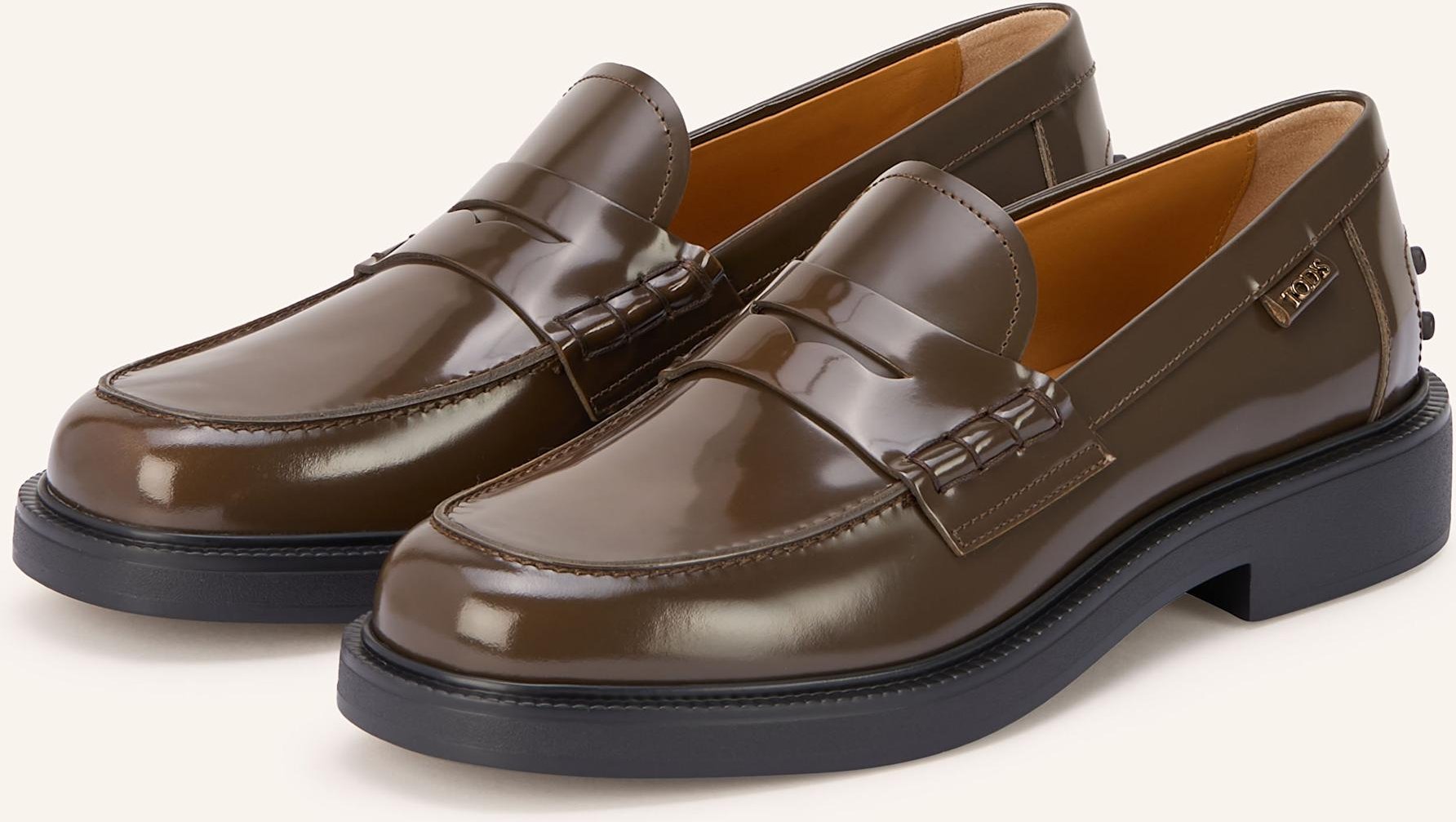 Tod's Penny-Loafer Gomma braun
