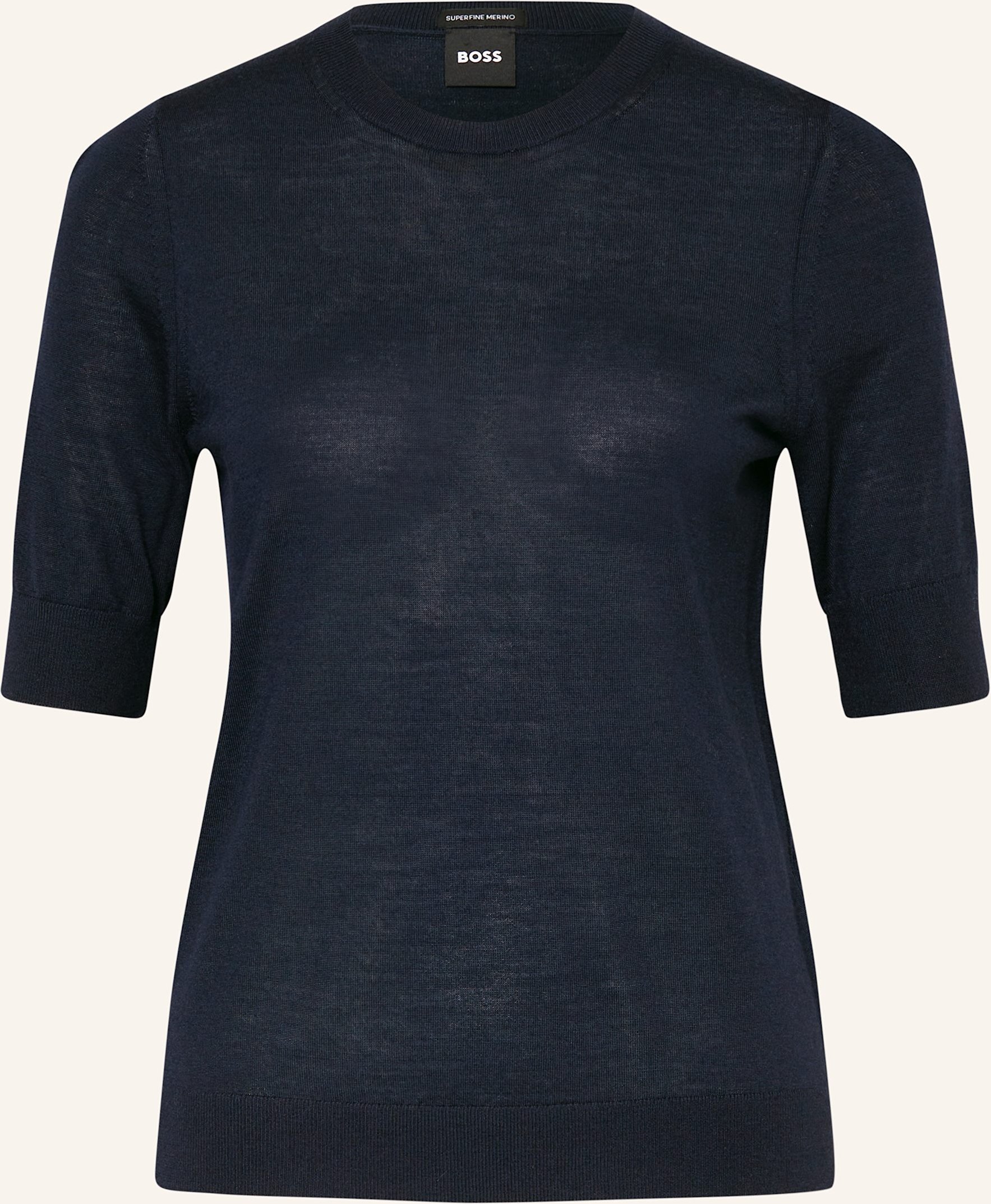 Thumbnail - Boss Strickshirt Farbella blau