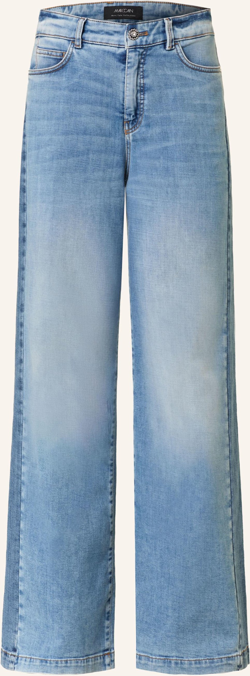 Thumbnail - Marc Cain Wide Leg Jeans Warri blau