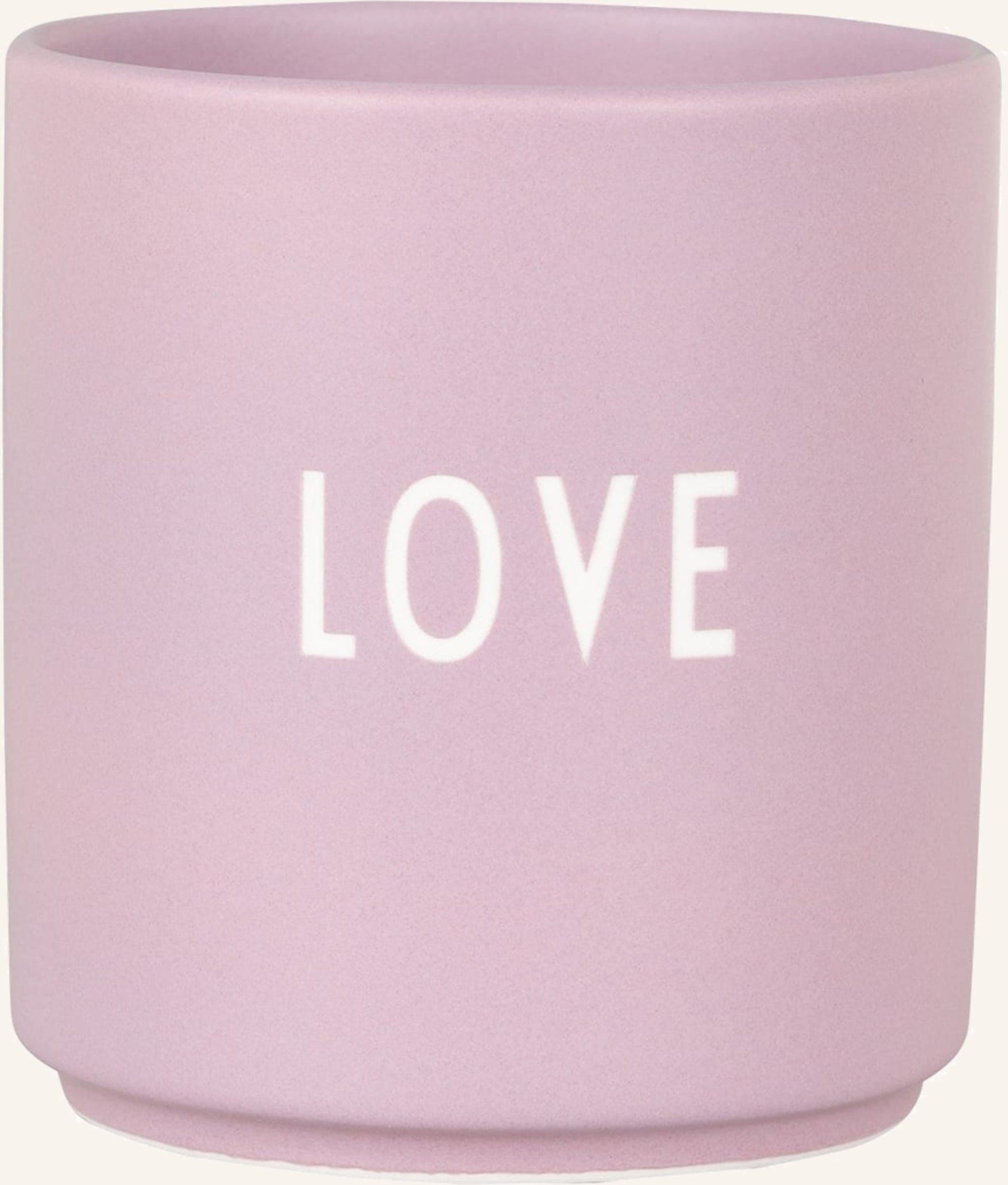 Design Letters Becher Love lila