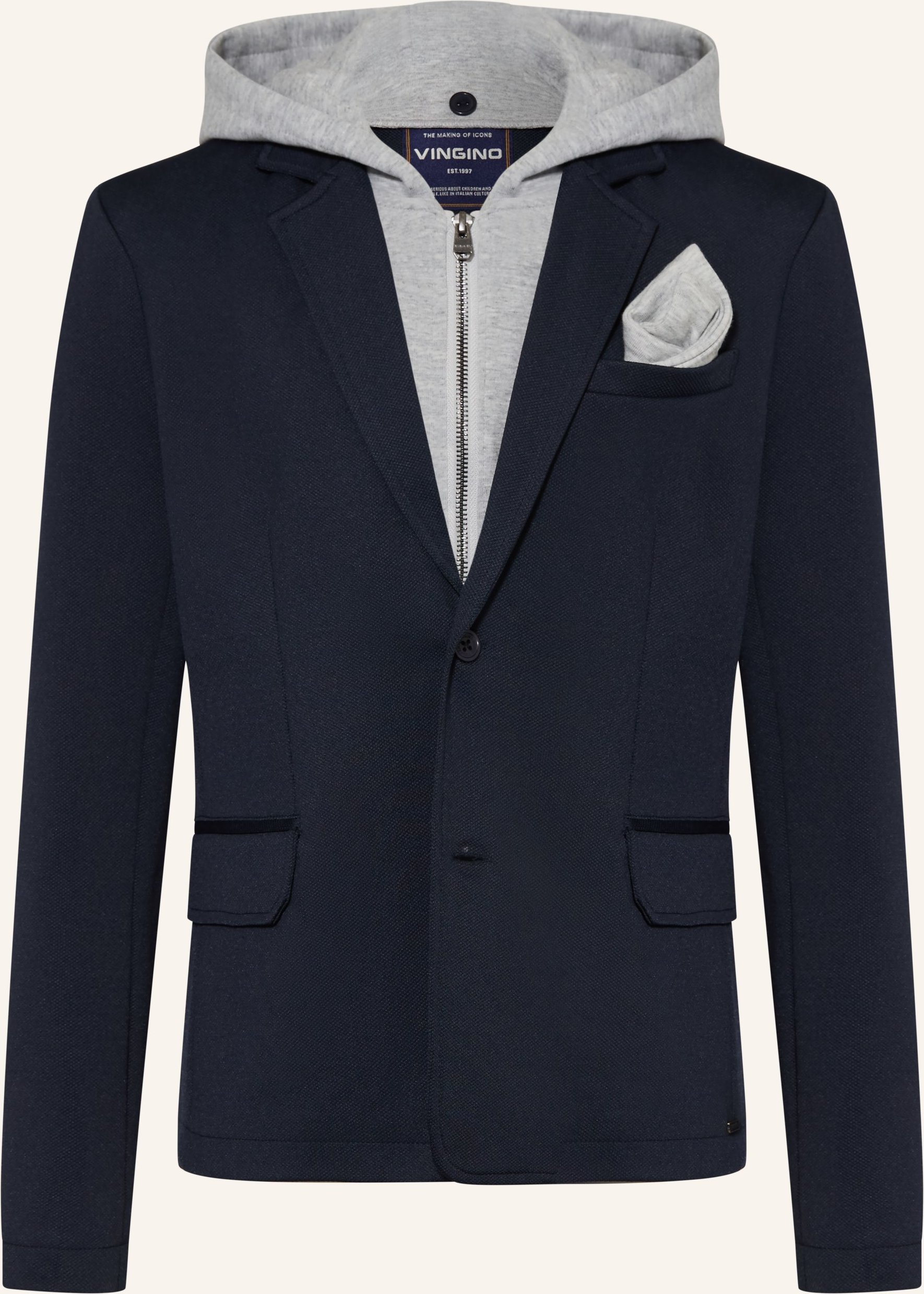 Vingino Sakko Tino Mit Herausnehmbarer Blende blau