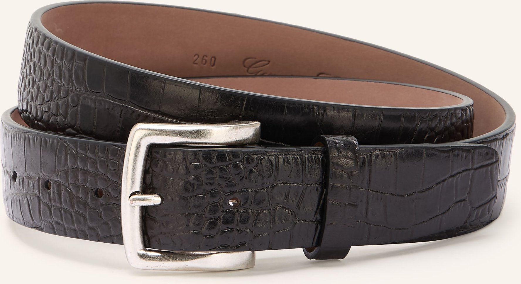 Reptile's House Ledergürtel Thelma schwarz