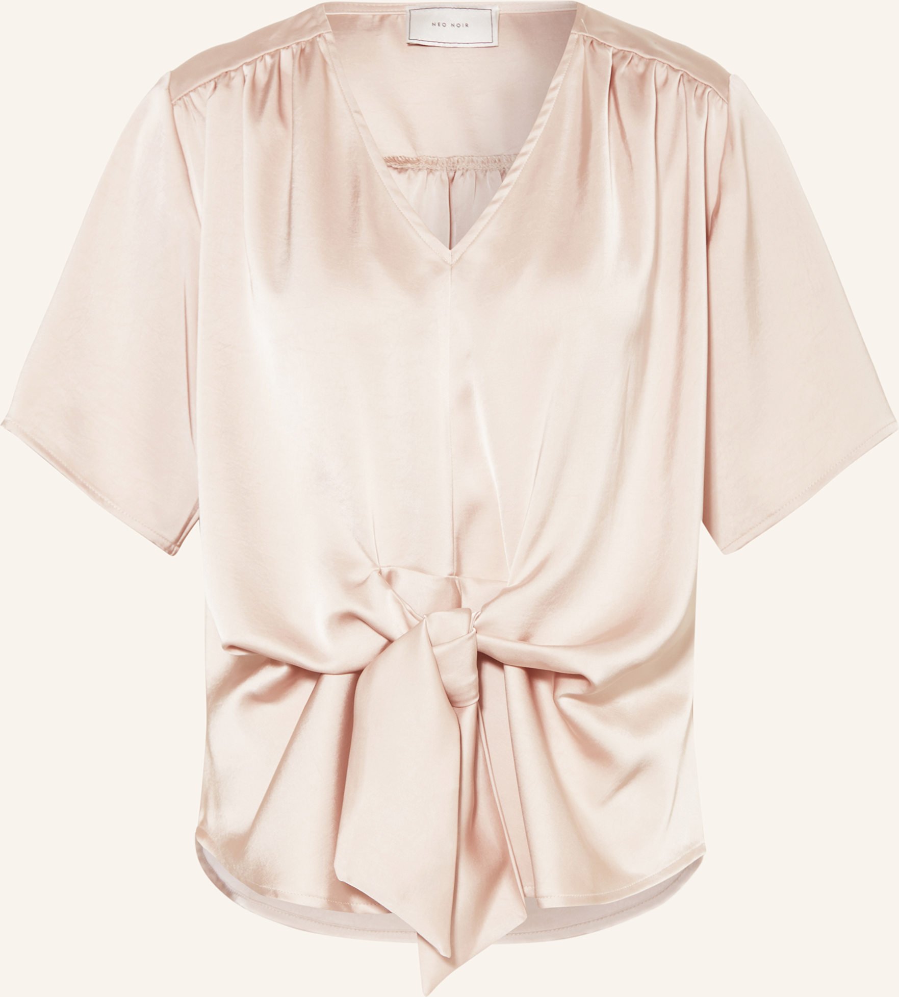 Neo Noir Satinbluse Casadia beige
