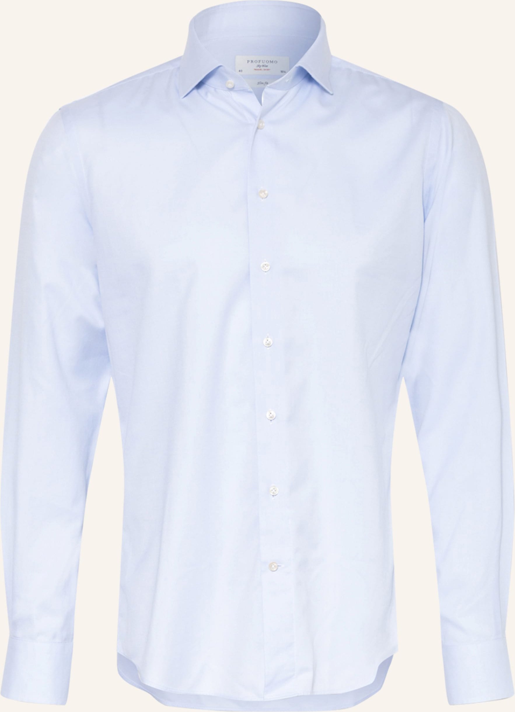 Profuomo Hemd Slim Fit blau