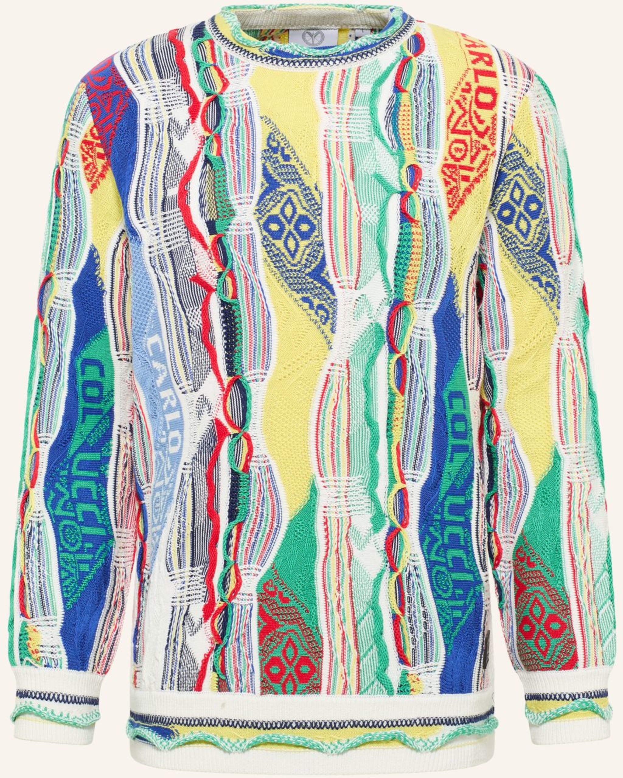 Carlo Colucci Strickpullover Ersini weiss