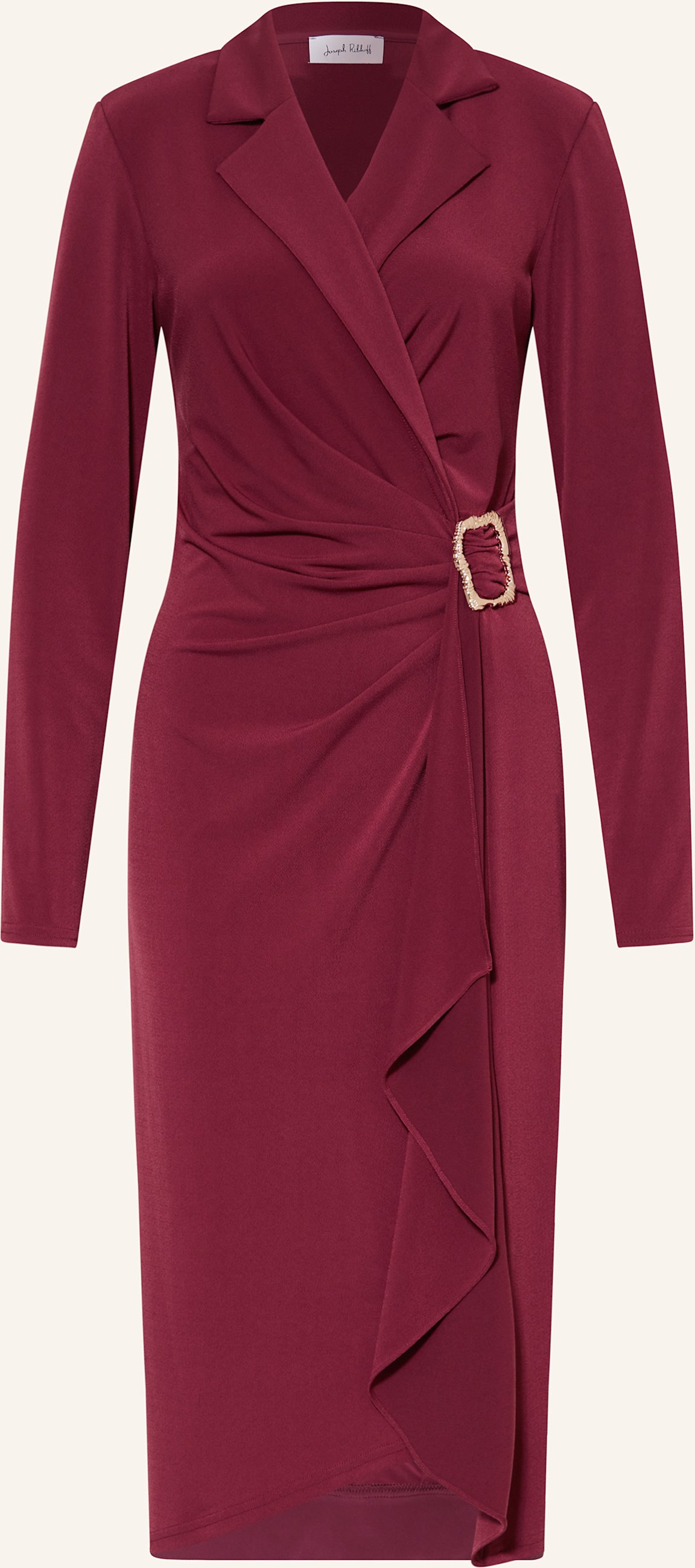 Thumbnail - Joseph Ribkoff Kleid In Wickeloptik rot
