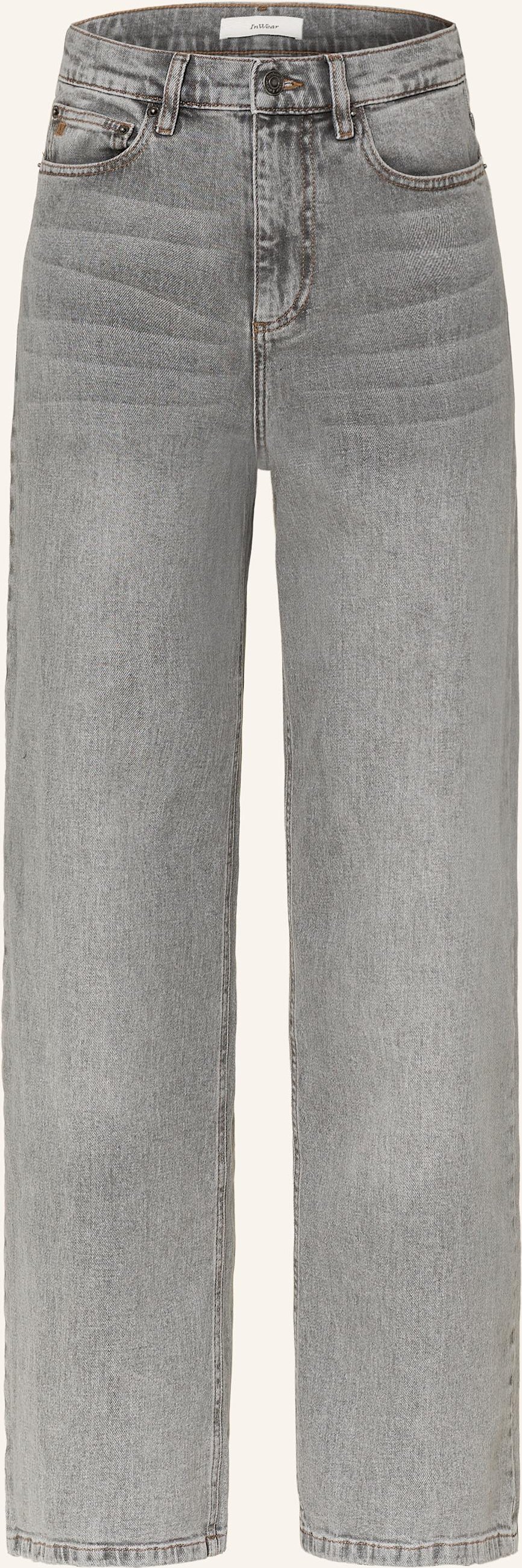 Inwear Straight Jeans Nanasiw Bacca grau
