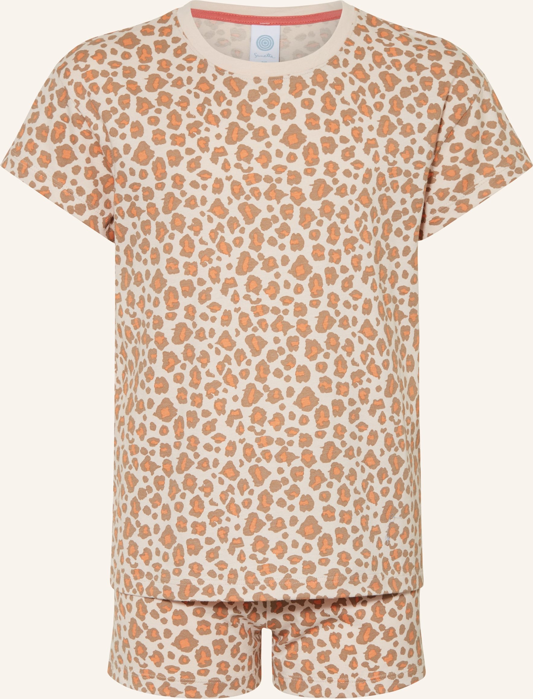 Thumbnail - Sanetta Shorty-Schlafanzug beige