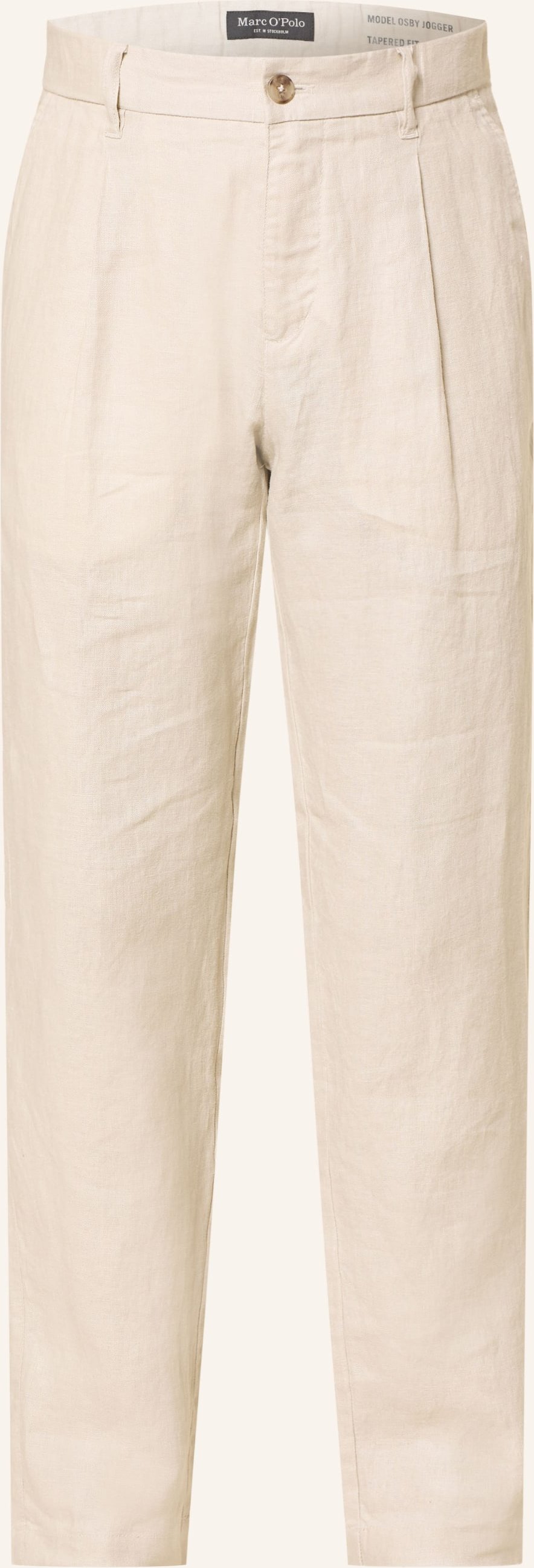 Marc O'polo Leinenchino Tapered Fit grau