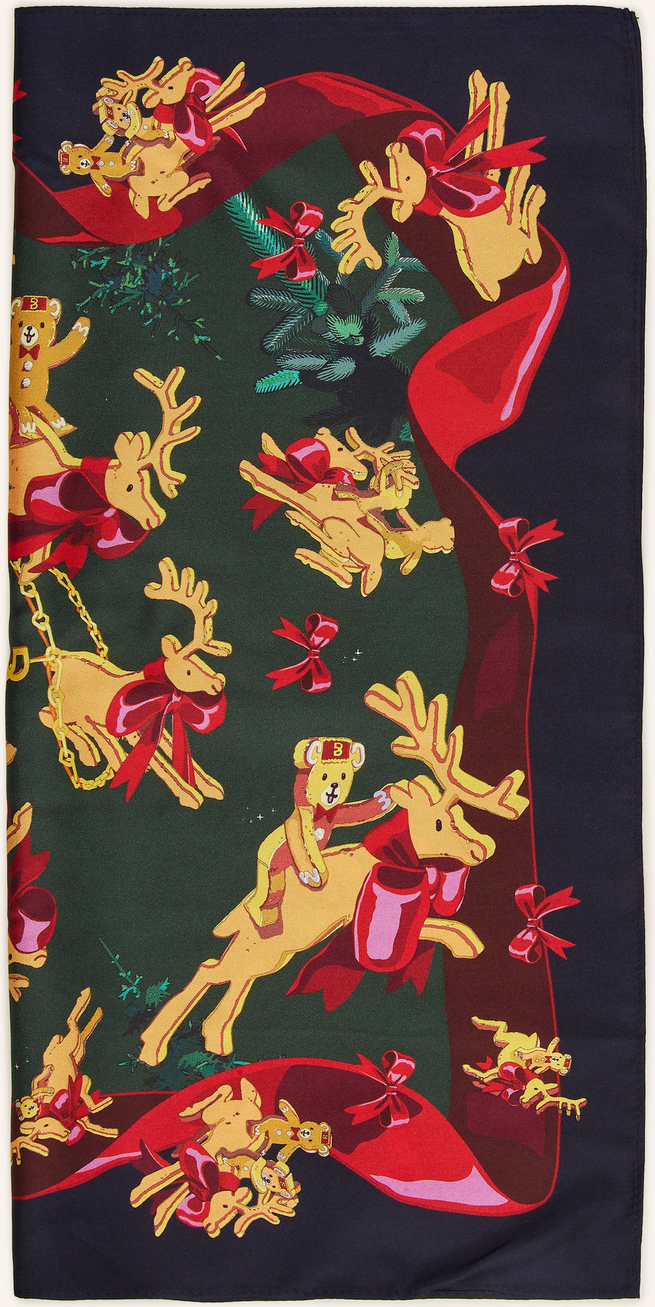 Darling Harbour Seidentuch Small blau