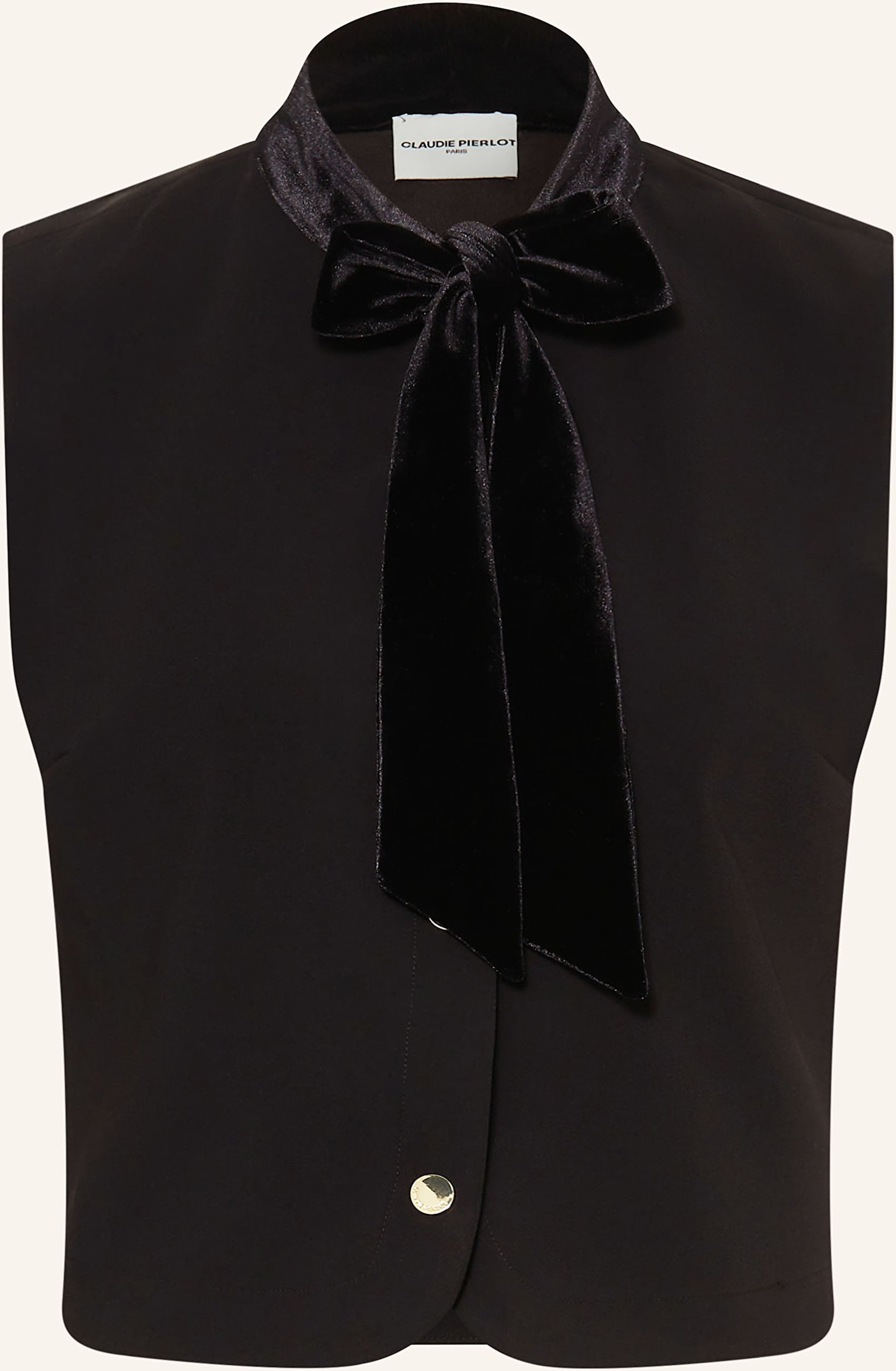 Claudie Pierlot Blusentop Mit Schluppe schwarz