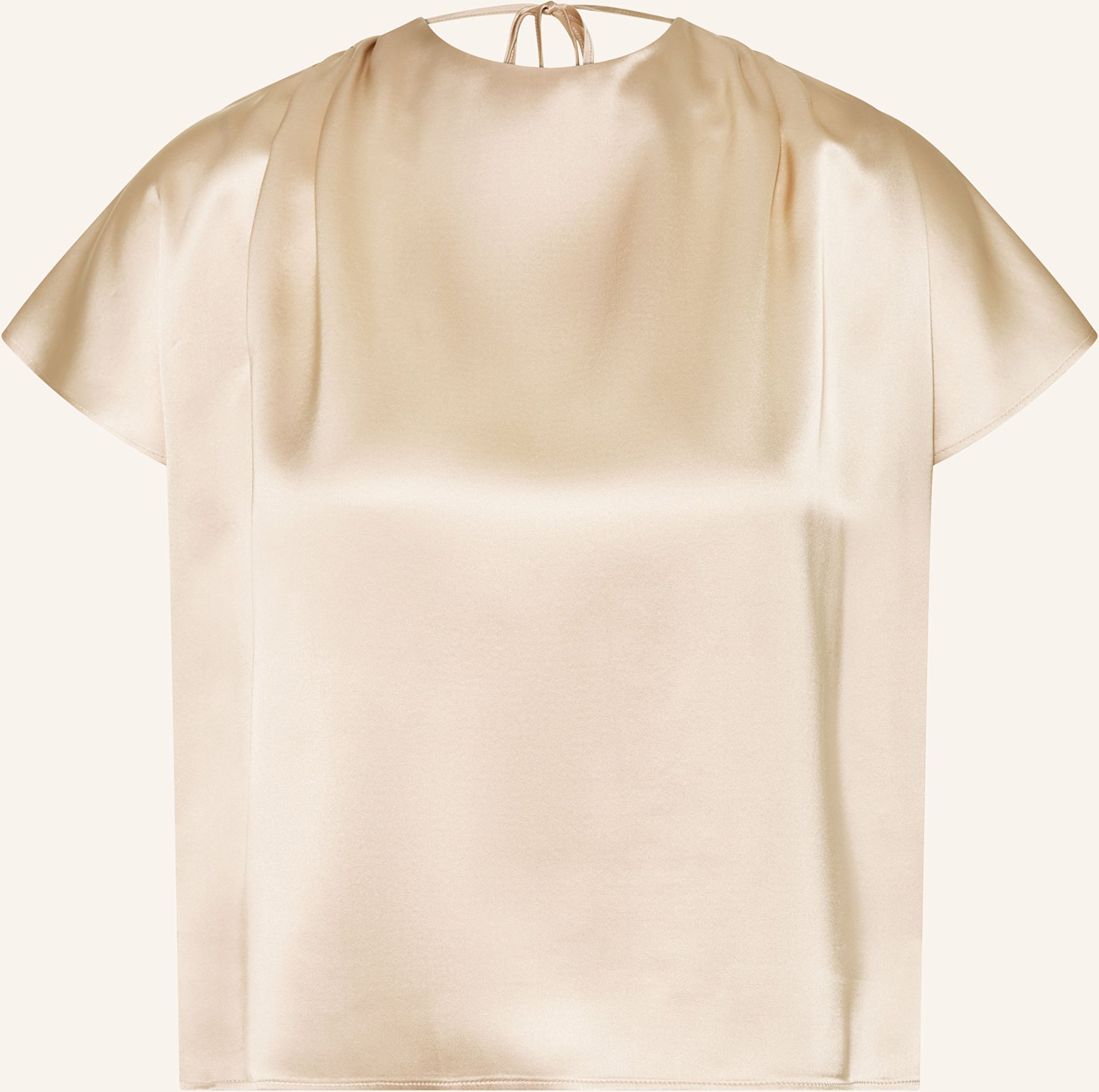 Luisa Cerano Blusenshirt Aus Seide beige