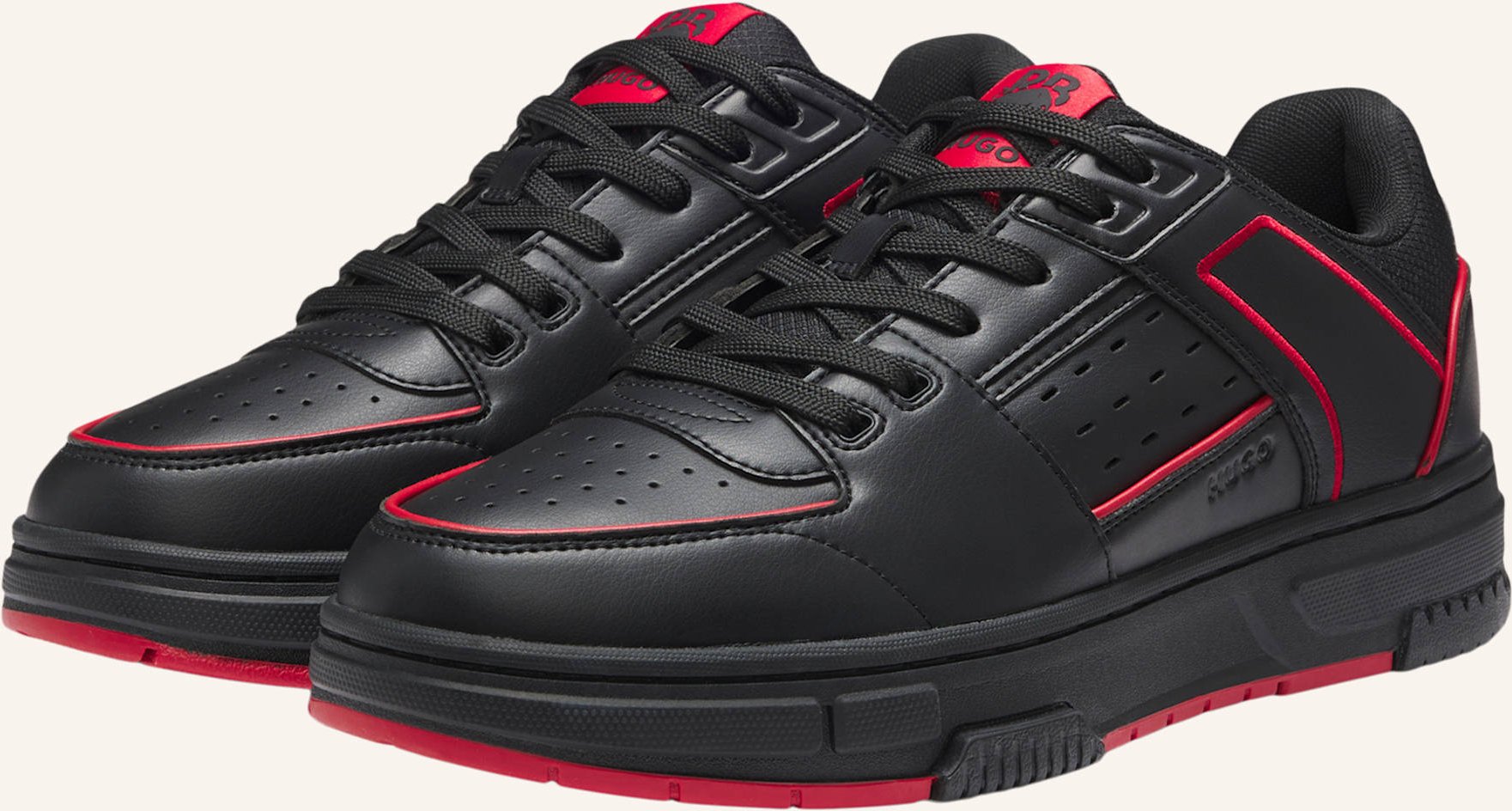 Hugo Sneaker Yarrow_Puly_Rb schwarz