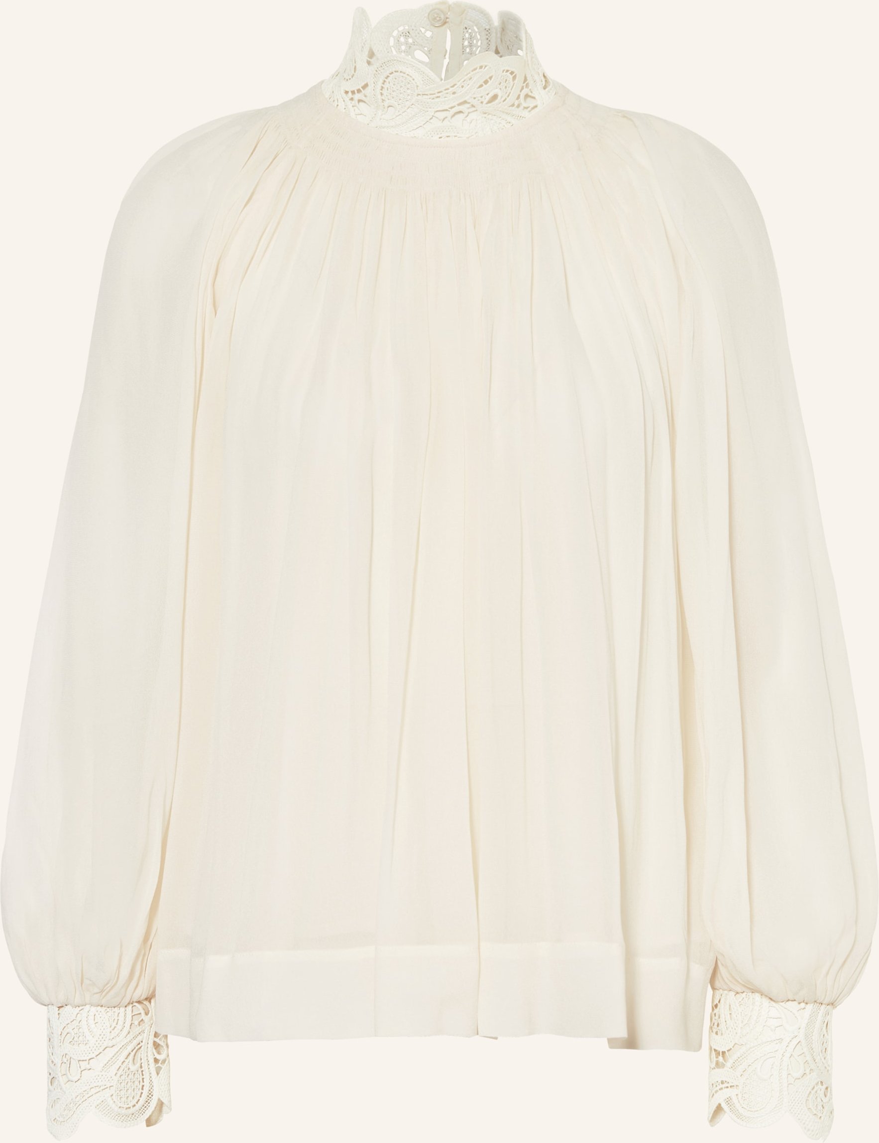 Reiss Blusenshirt Czara Mit Spitze weiss