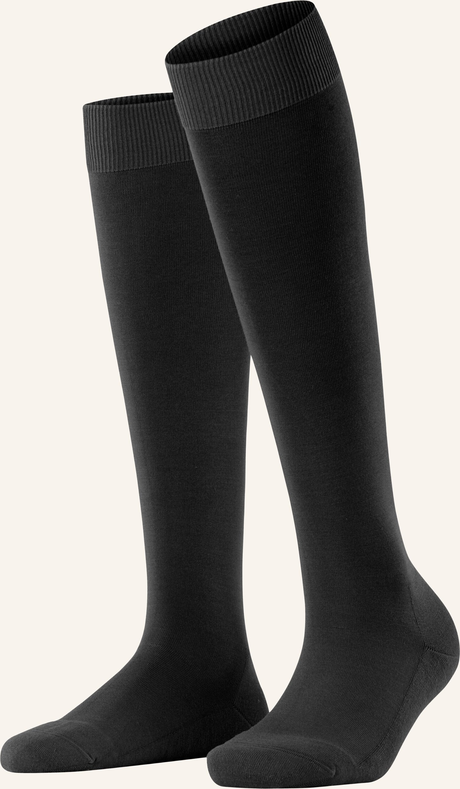 Thumbnail - Falke Kniestrümpfe Climawool schwarz