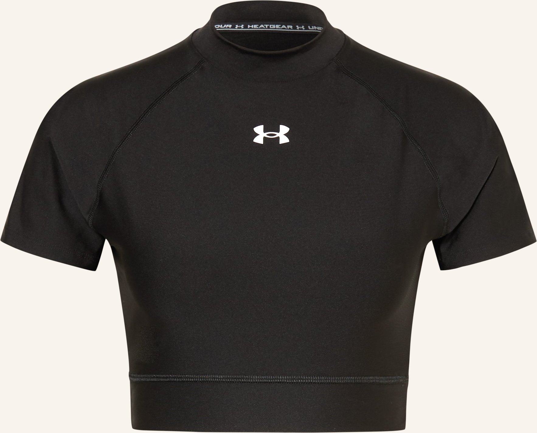 Under Armour Cropped-Shirt Heatgear® schwarz