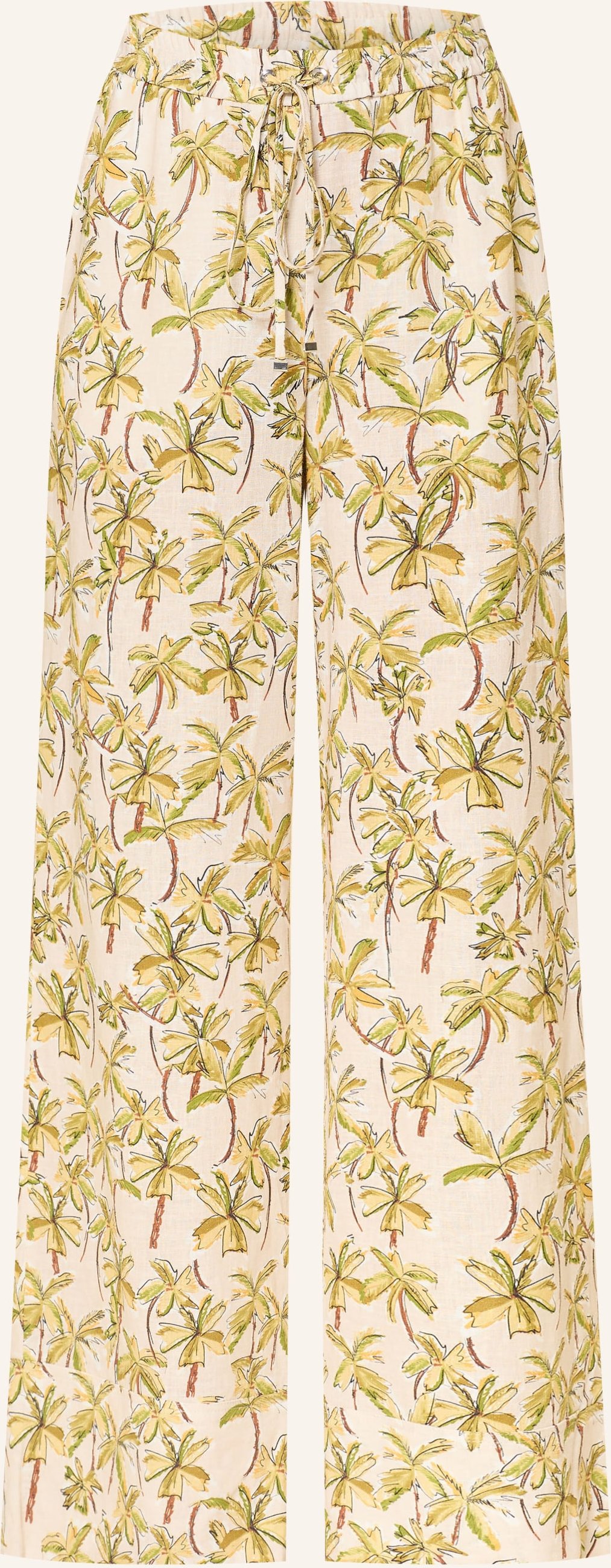 Seductive Hose Violetta Mit Leinen beige