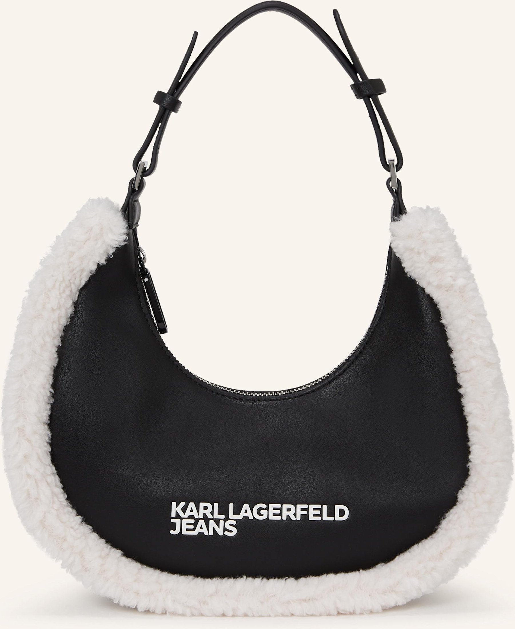Karl Lagerfeld Jeans Schultertasche schwarz