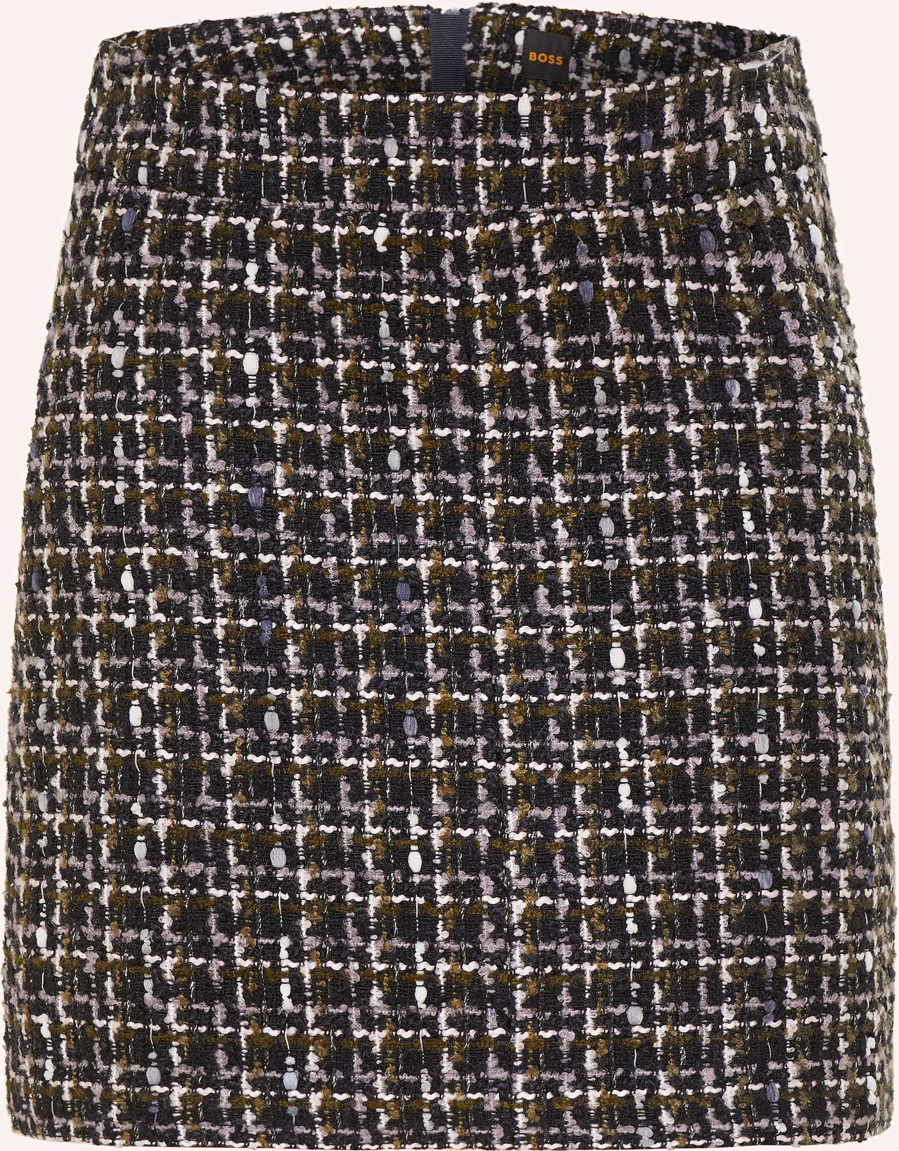 Boss Bouclé-Rock Valedi Mit Glitzergarn braun