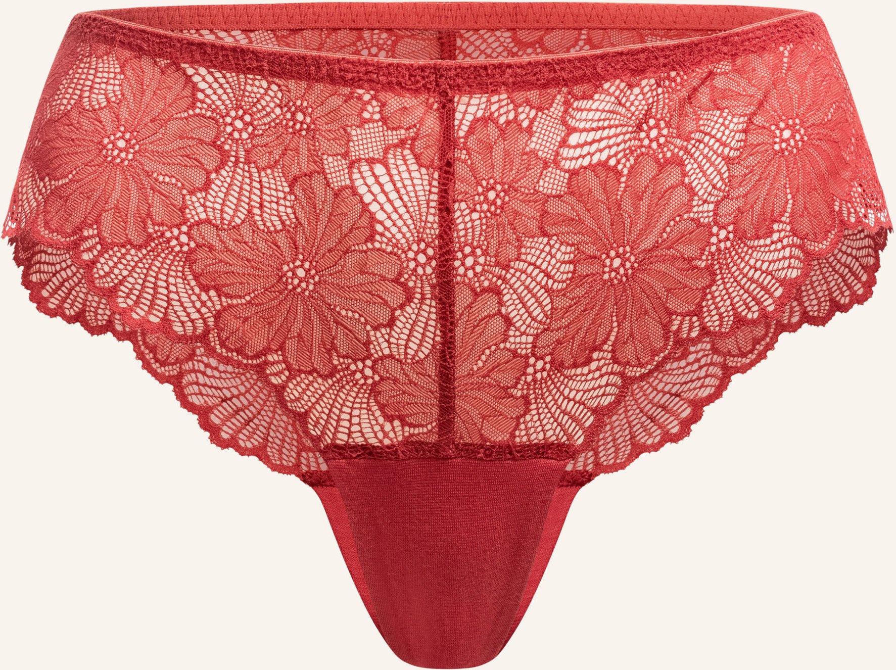 Thumbnail - Erlich Textil Slip Classy Lace Hipster rot