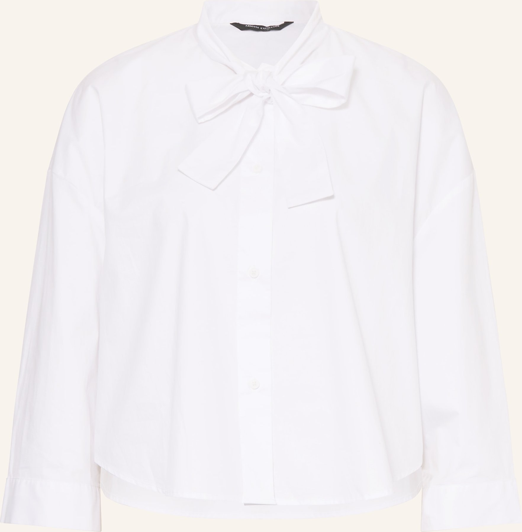 Armani Exchange Schluppenbluse weiss