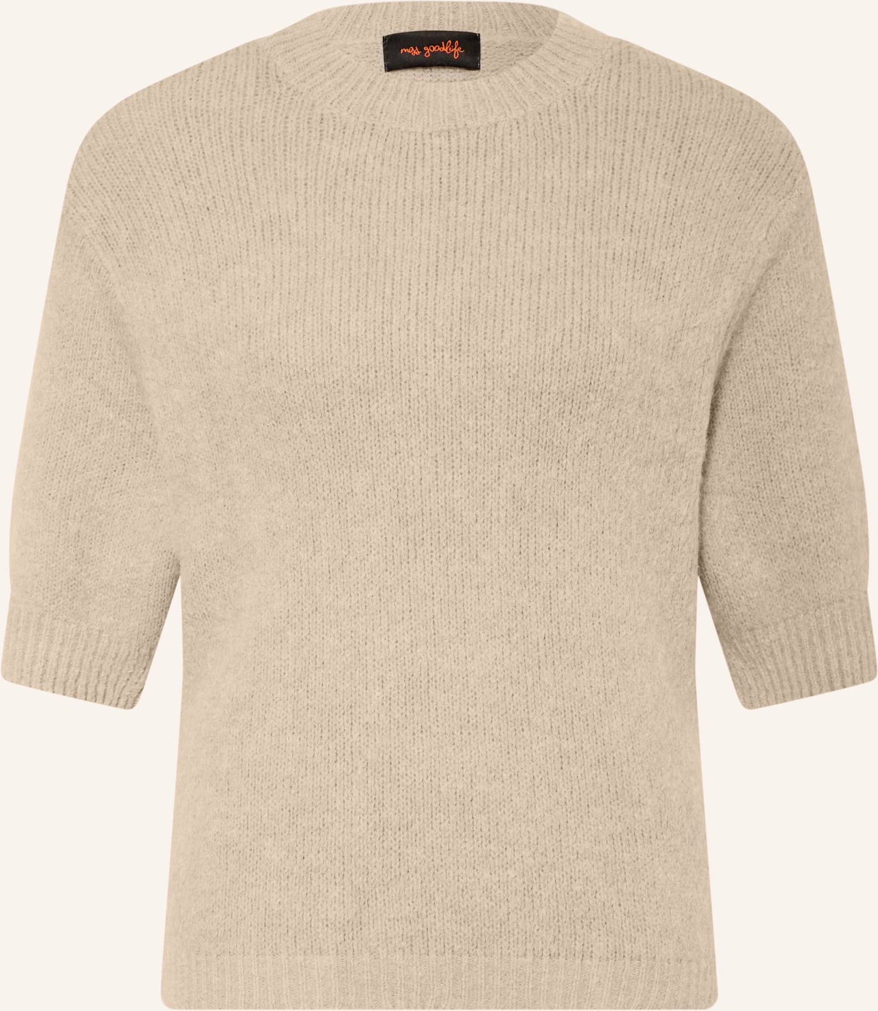Miss Goodlife Pullover Mit Alpaka beige