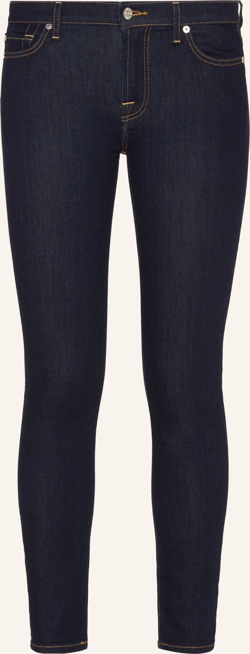 Thumbnail - 7 For All Mankind Jeans The Skinny Crop Skinny Fit blau