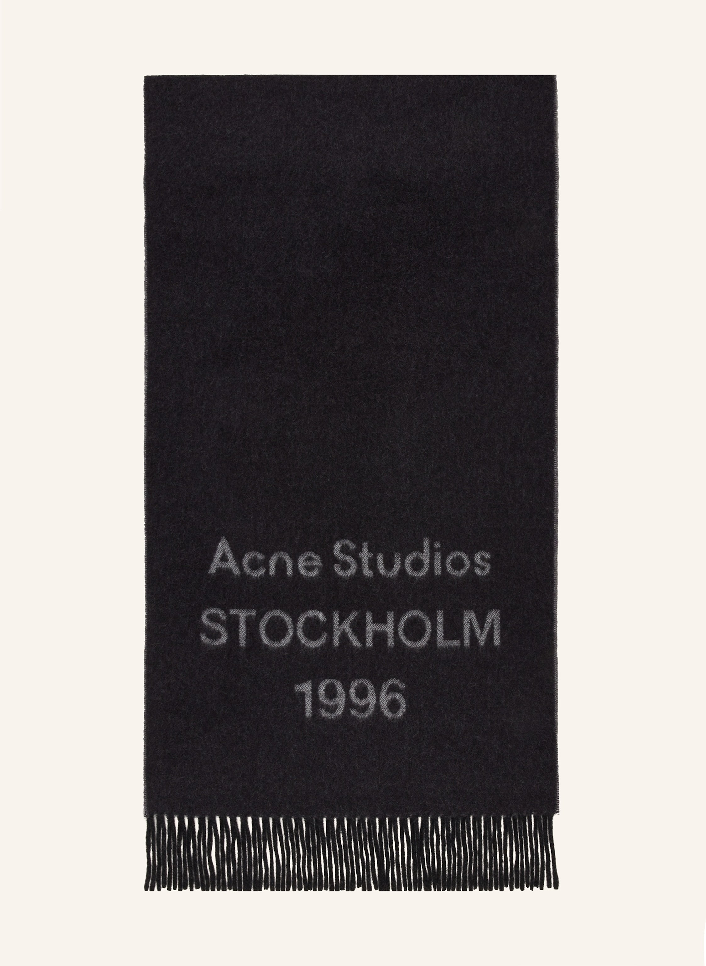 Acne Studios Schal schwarz