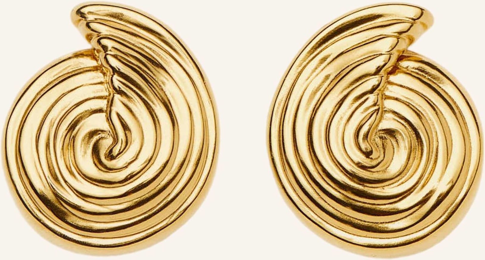 Missoma Ohrstecker Spiral Small Stud Earrings By Glambou gold