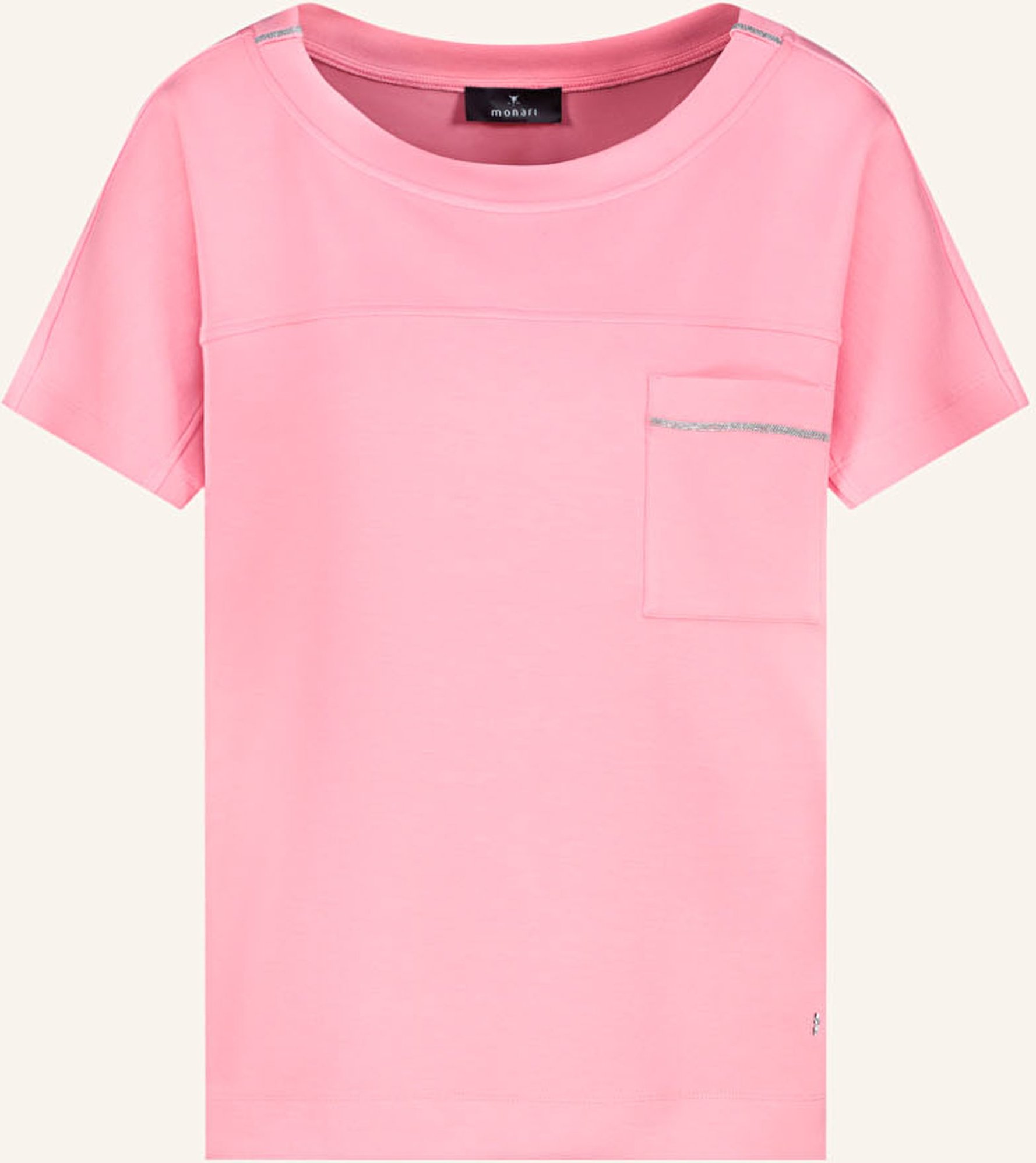 Thumbnail - Monari Sweatshirt Mit Schmucksteinen pink