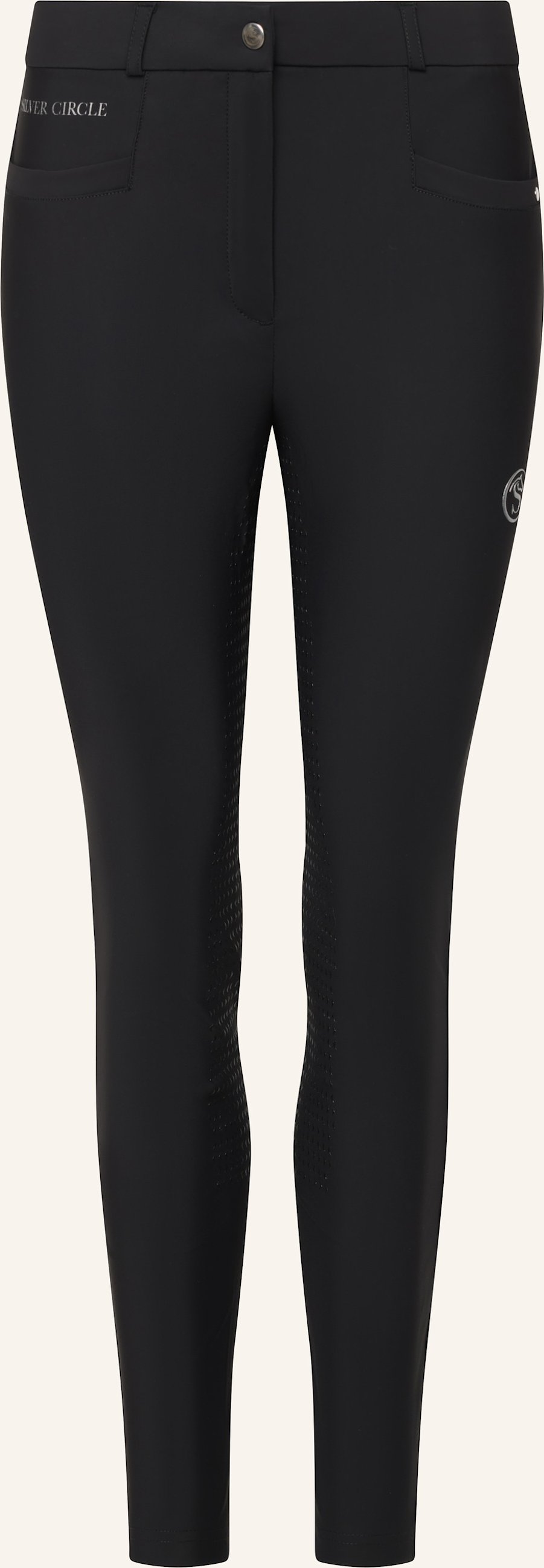 Silver Circle Reithose Bella Full-Grip schwarz