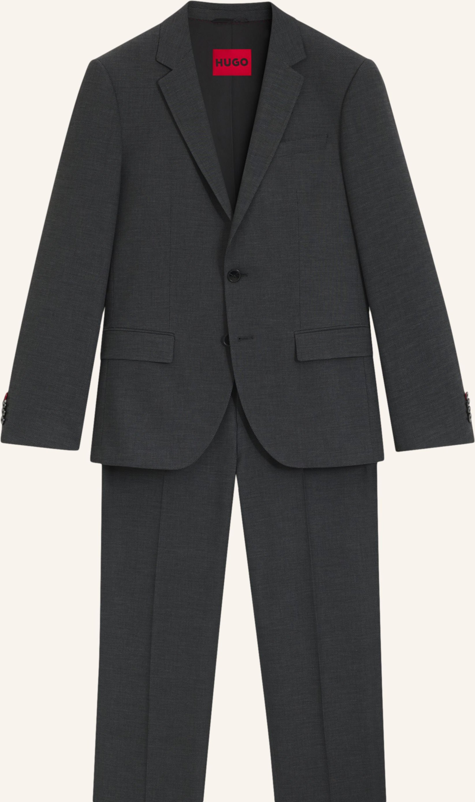 Hugo Business Anzug Henry/getlin232x Slim Fit grau