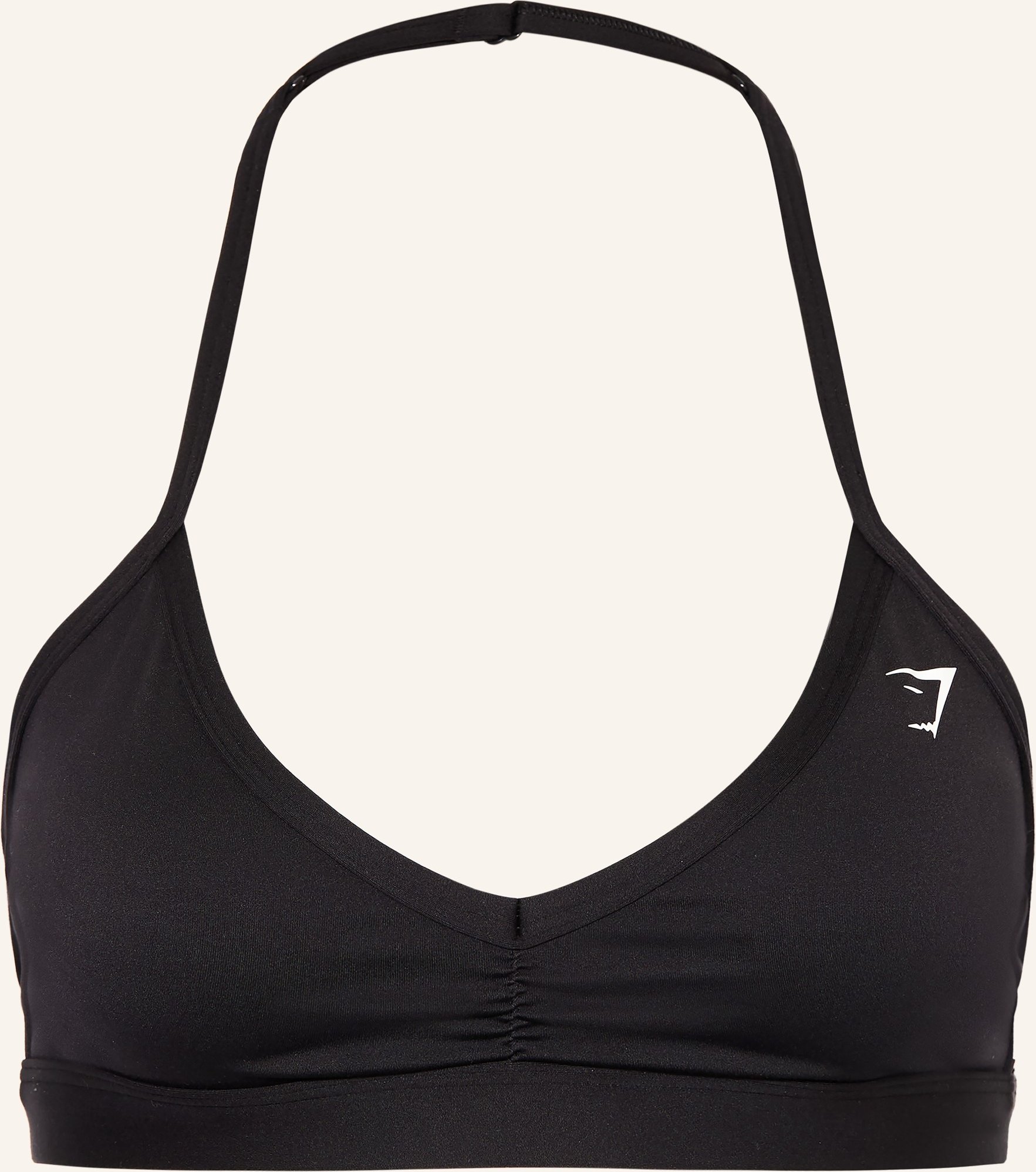 Gymshark Sport-Bh Minimal Halterneck schwarz