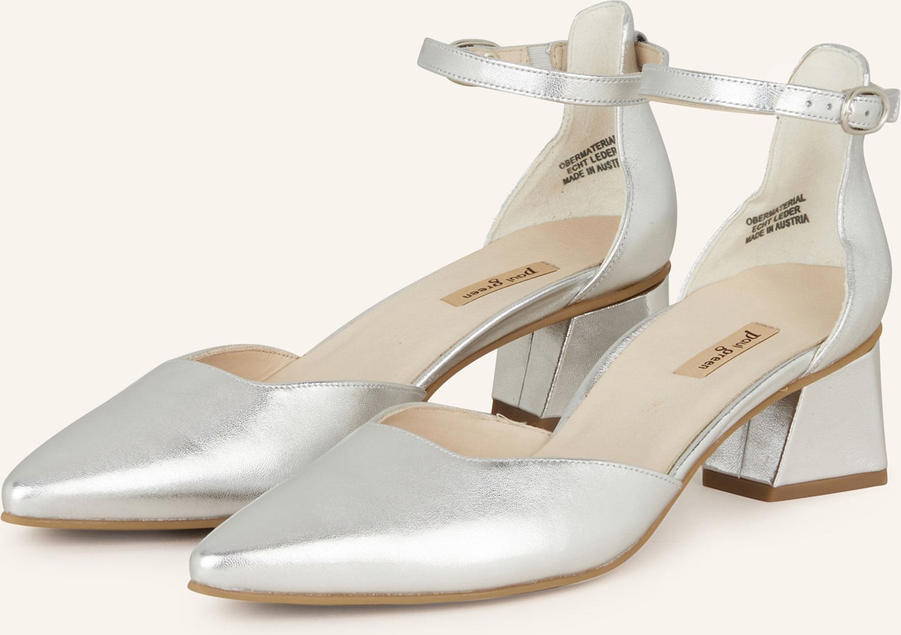 Paul Green Slingpumps silber