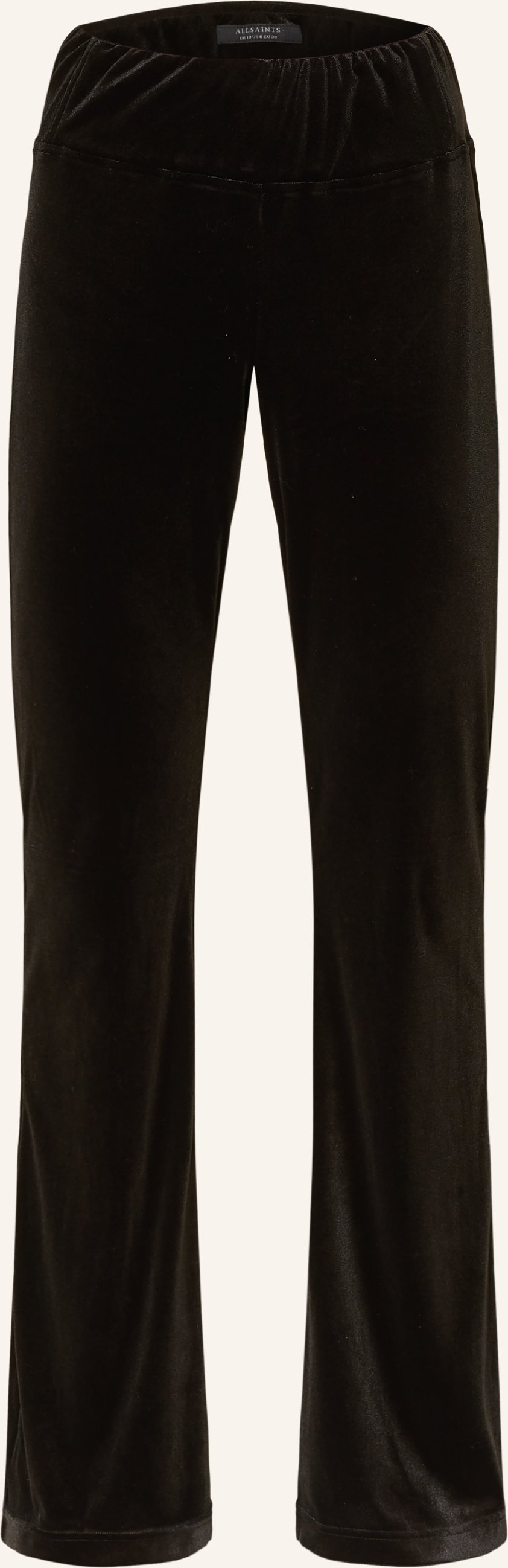 Allsaints Samthose Zanni schwarz