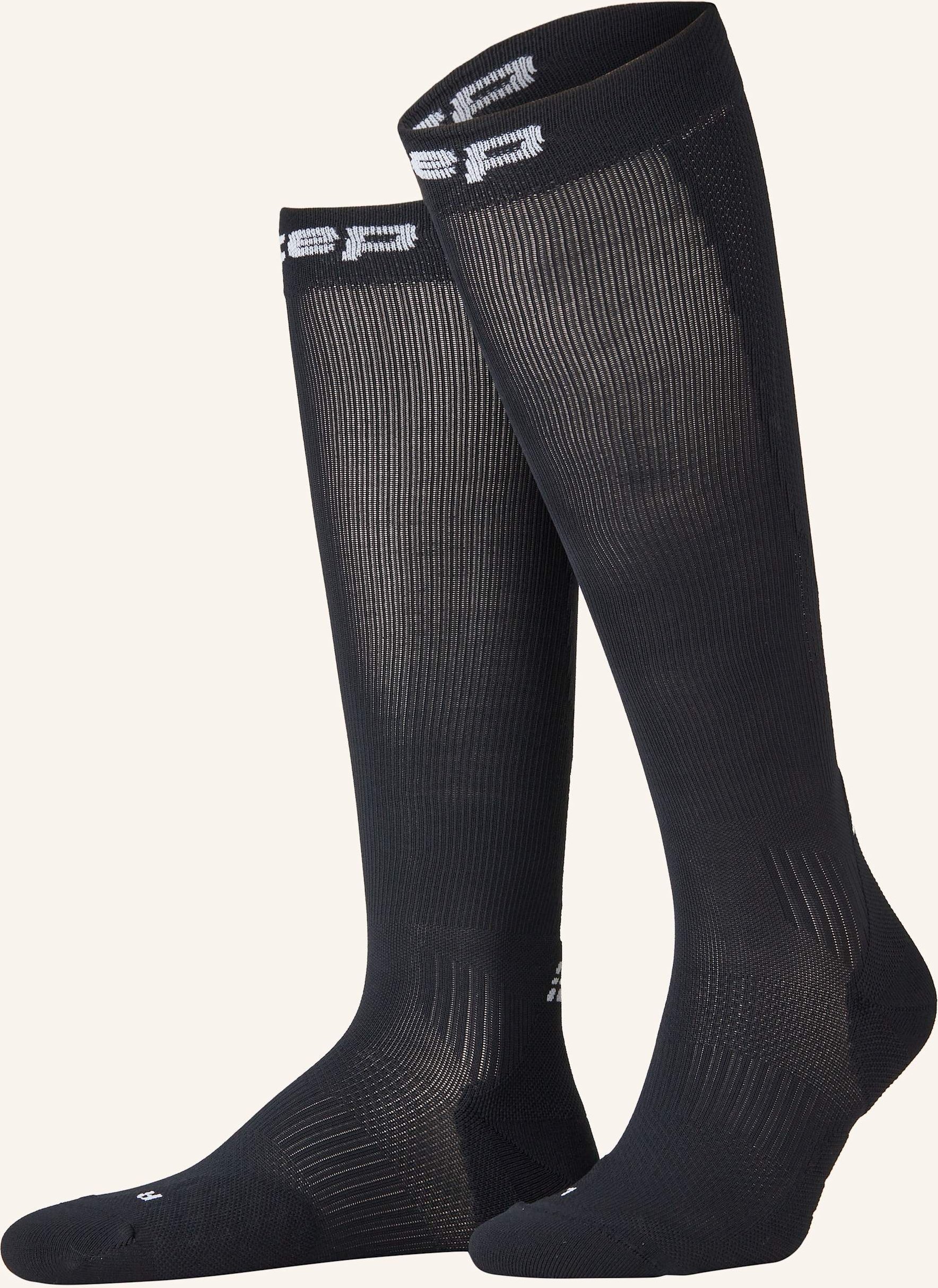 Thumbnail - Cep Laufsocken Core Run Tall schwarz