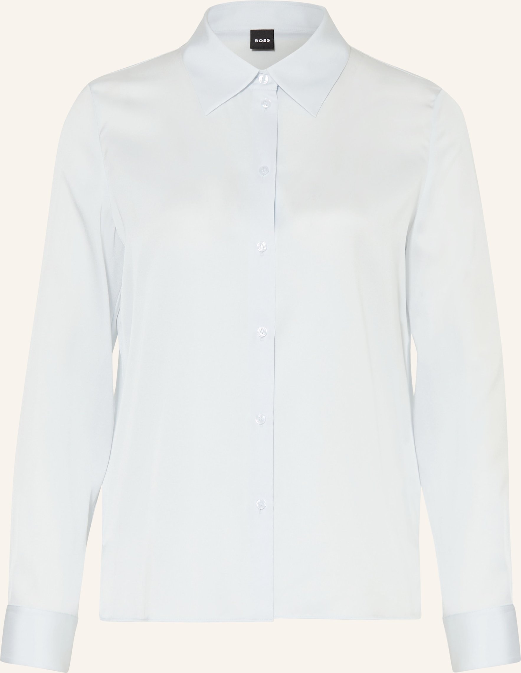 Boss Hemdbluse Bonya Aus Seide blau