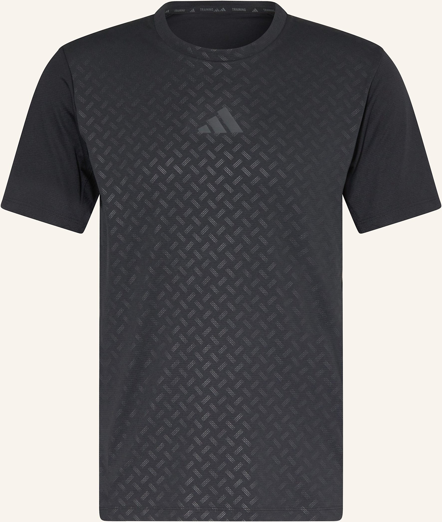 Thumbnail - Adidas Power 3-Streifen T-Shirt schwarz