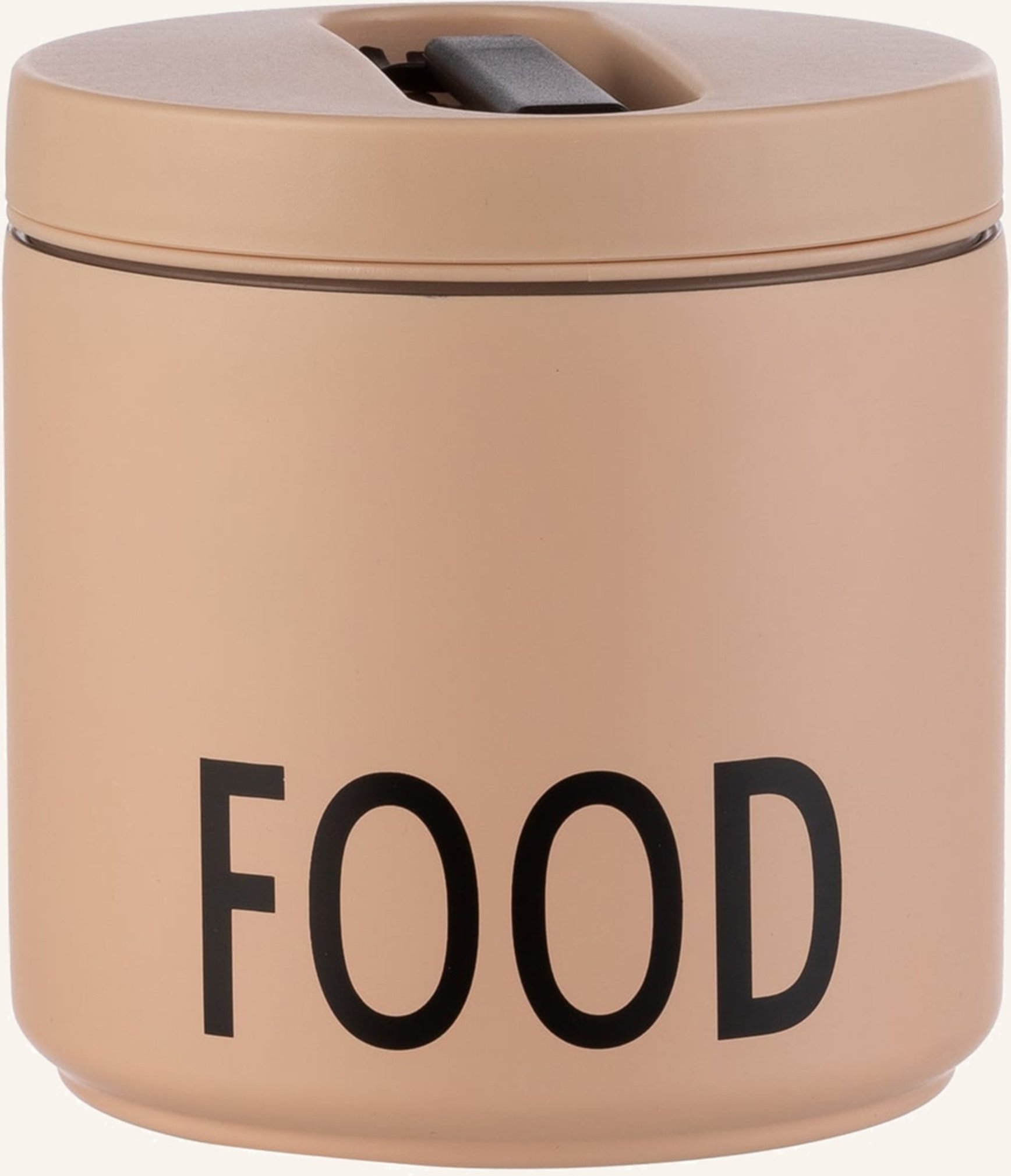 Design Letters Thermo-Lunchbox Food Large schwarz