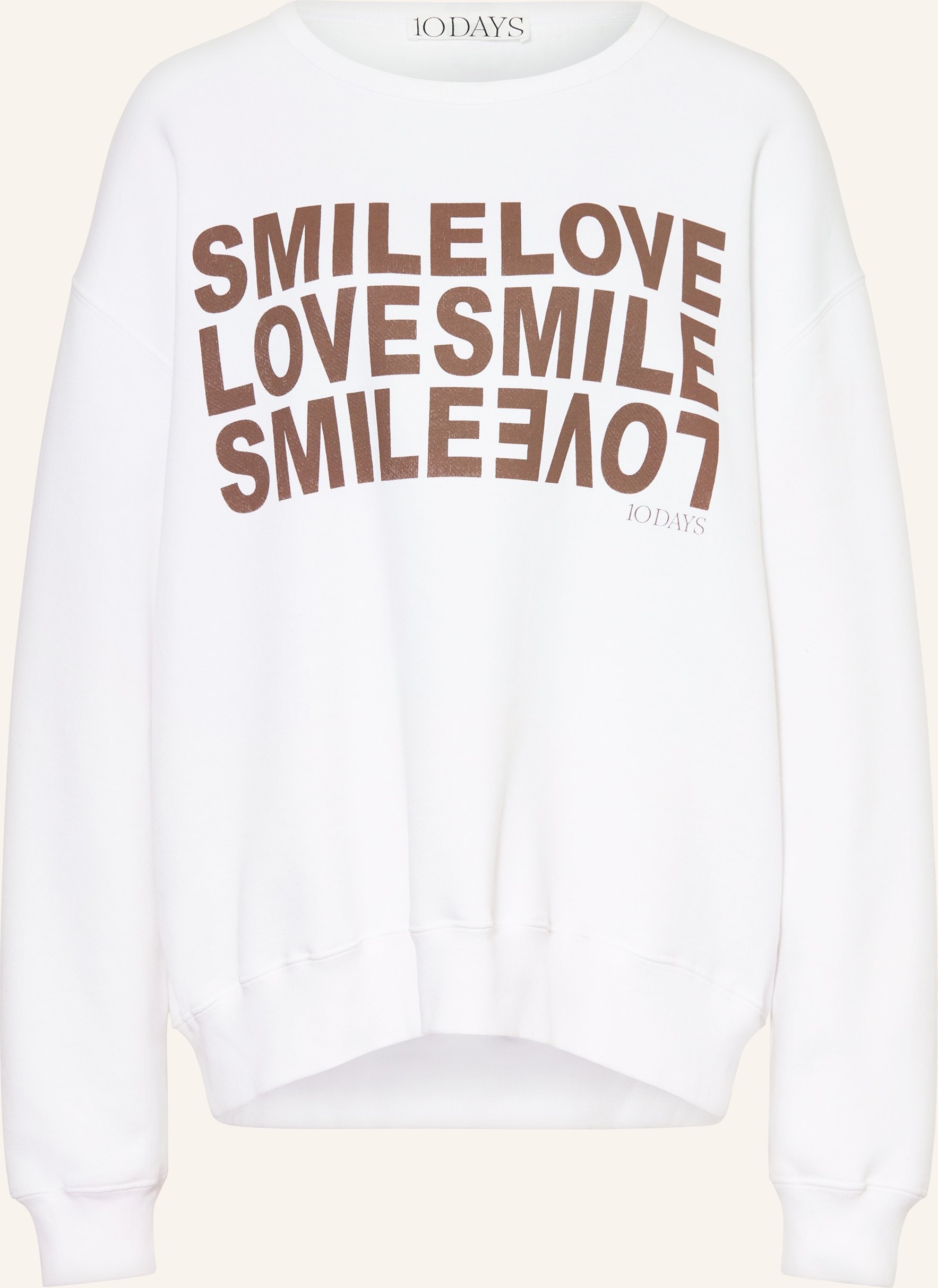 10days Sweatshirt weiss