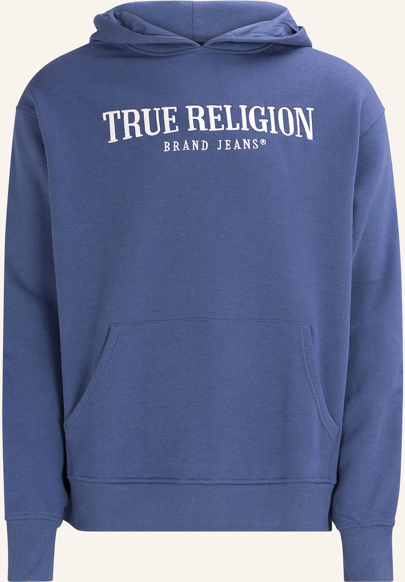 True Religion Hoodie Zip-Up blau