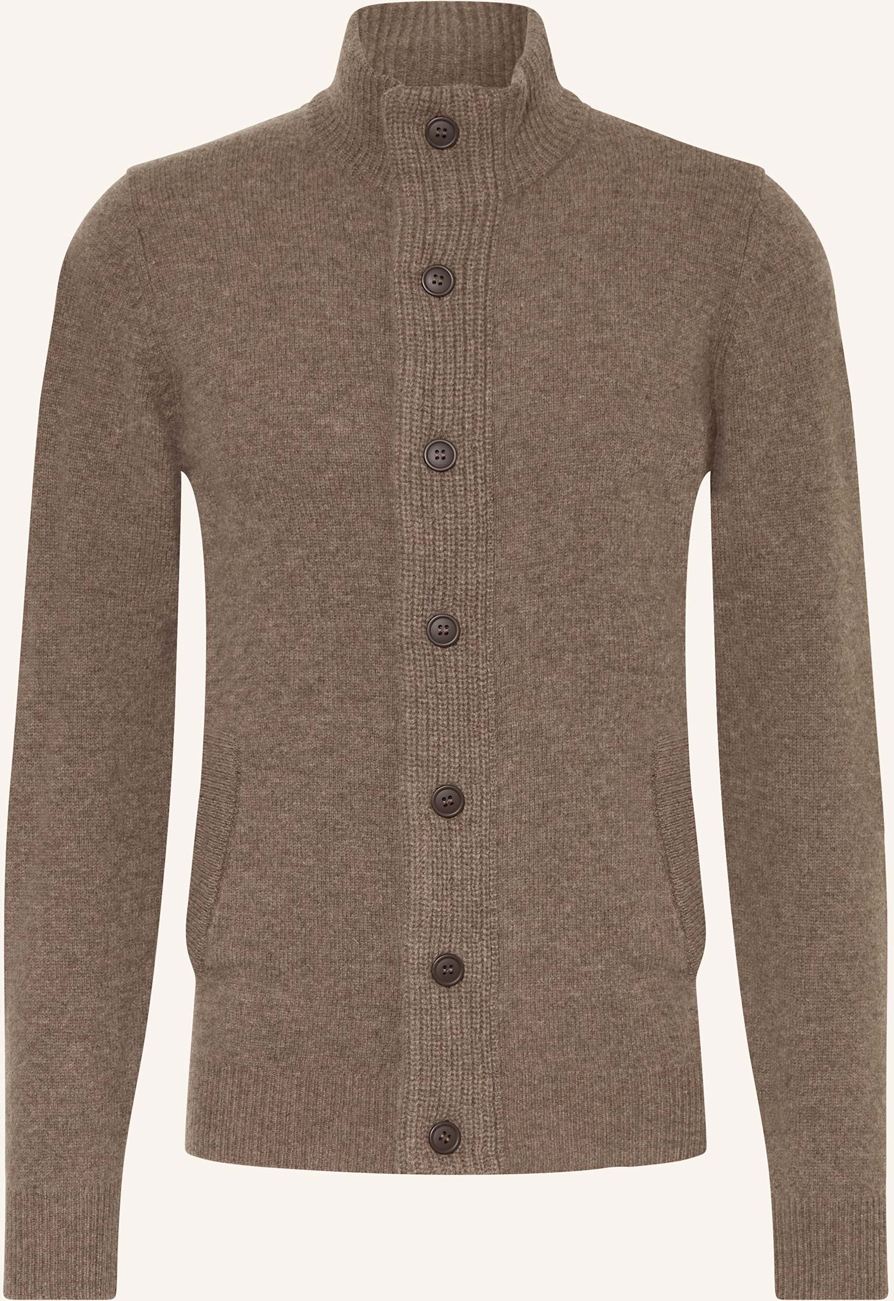 Barbour Strickjacke Essential braun