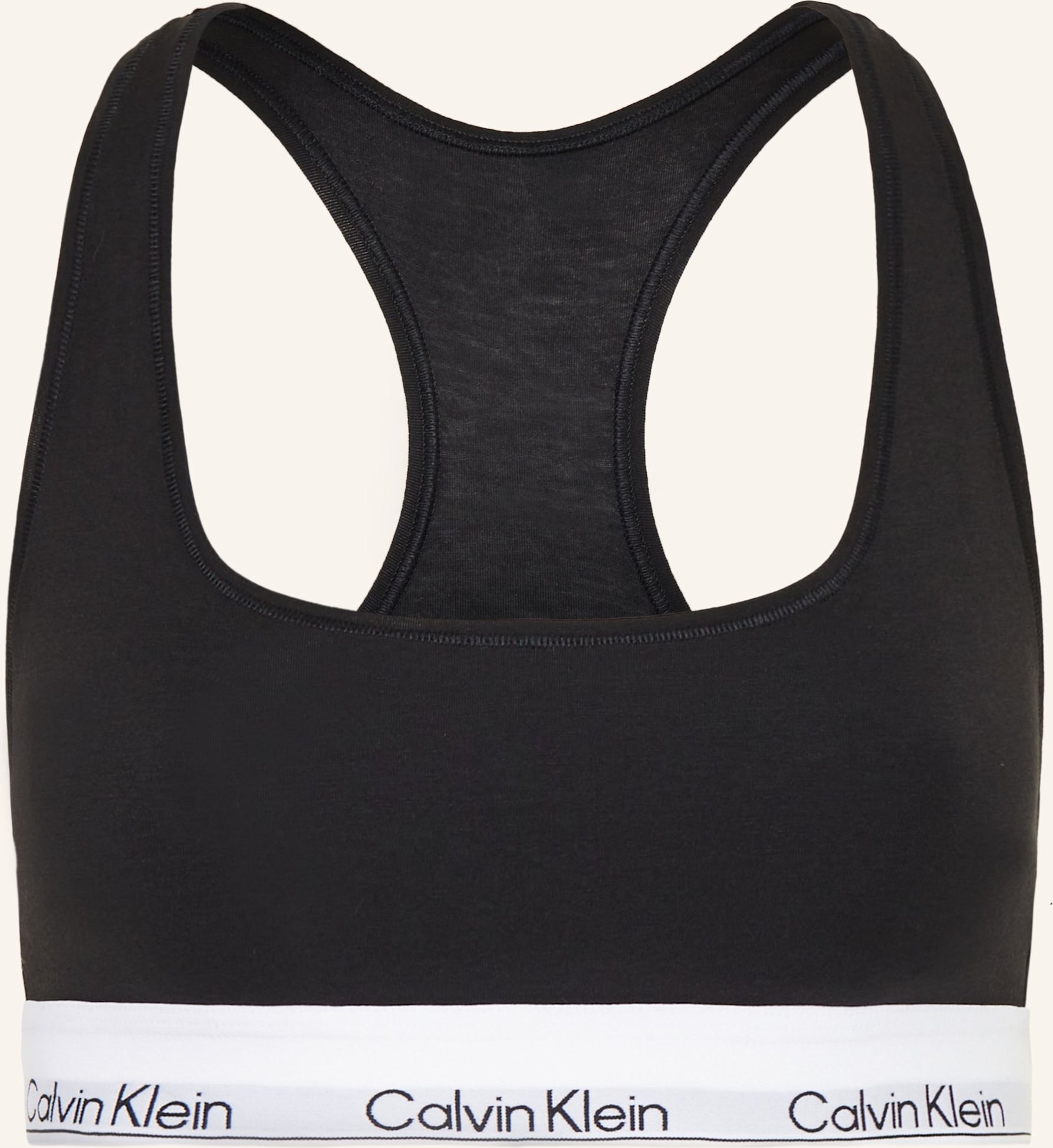 Thumbnail - Calvin Klein Bustier Icon Cotton Modal schwarz